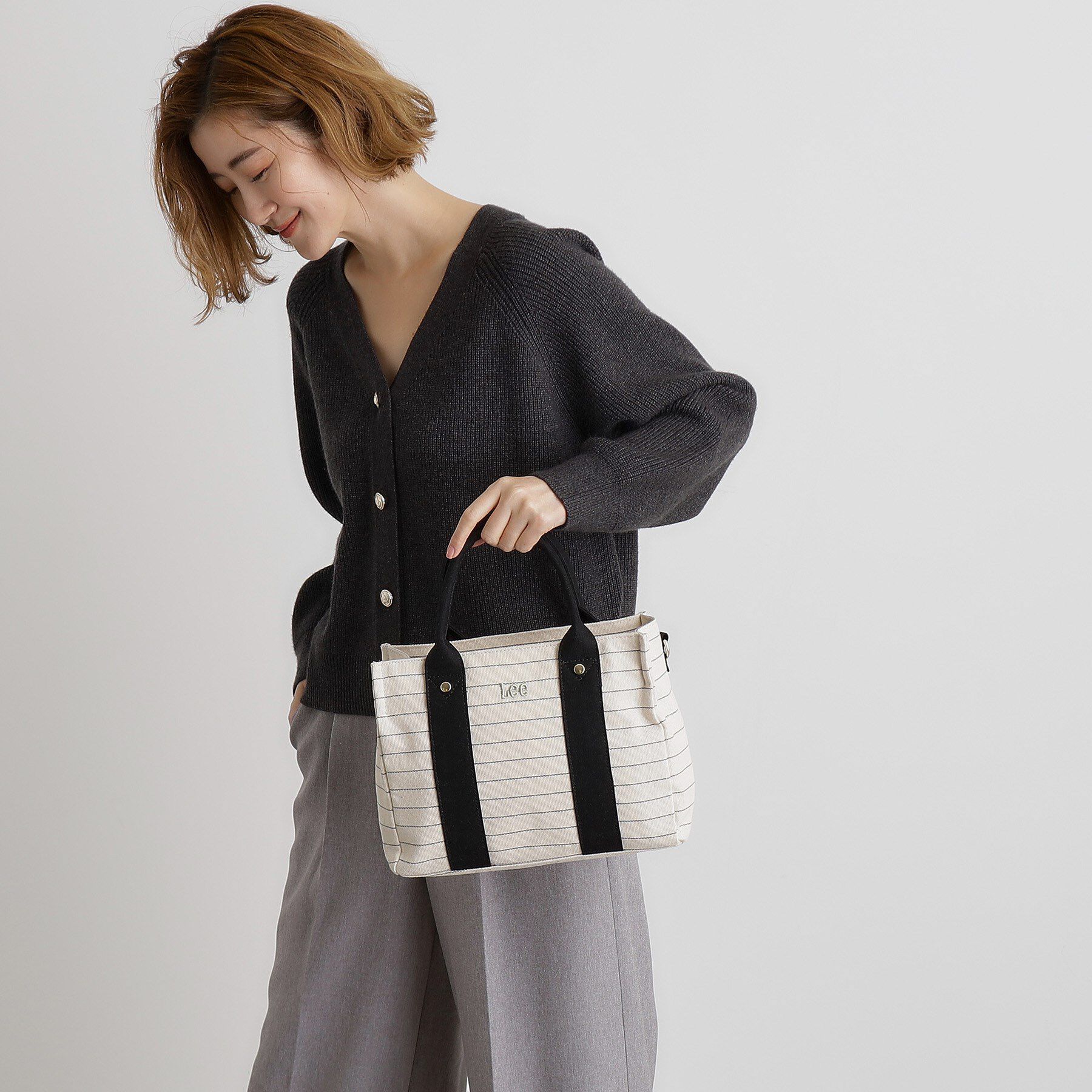 grove「【Lee別注】スクエアキャンバストート」|トートバッグ|