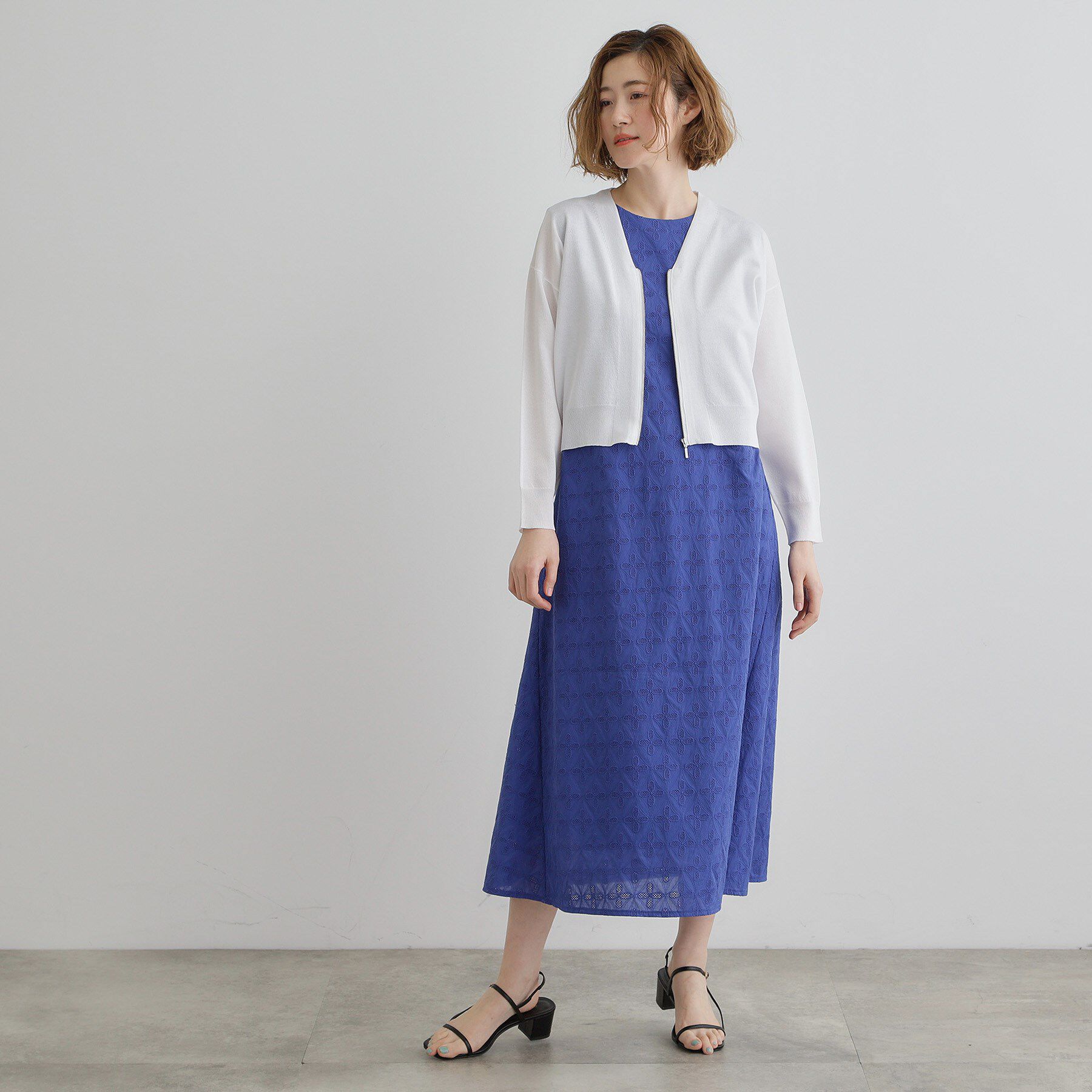 grove「【一枚で華やか】エンブロイダリーレースワンピース」|ワンピース|