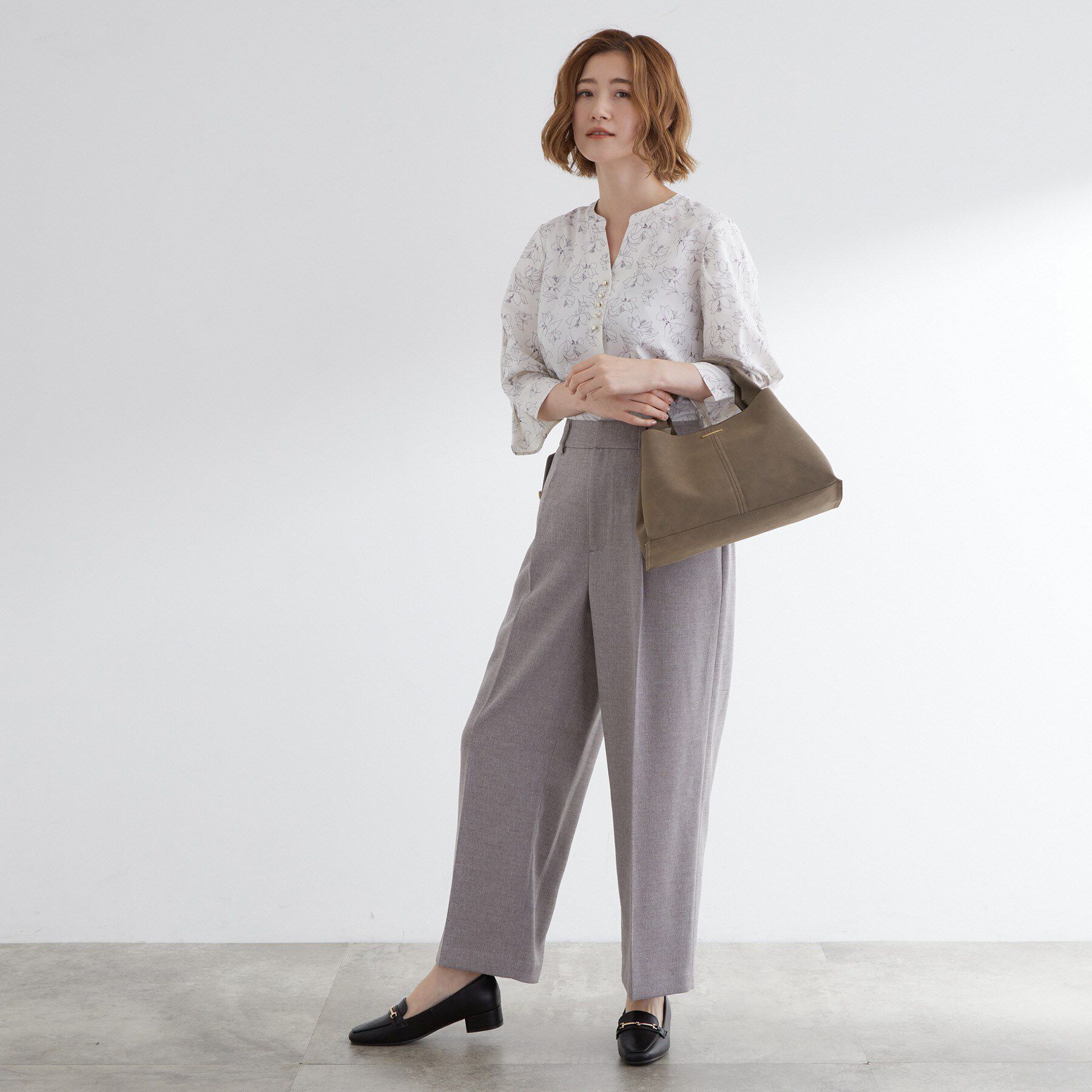 grove「タックハンドル2WAYトート」|トートバッグ|