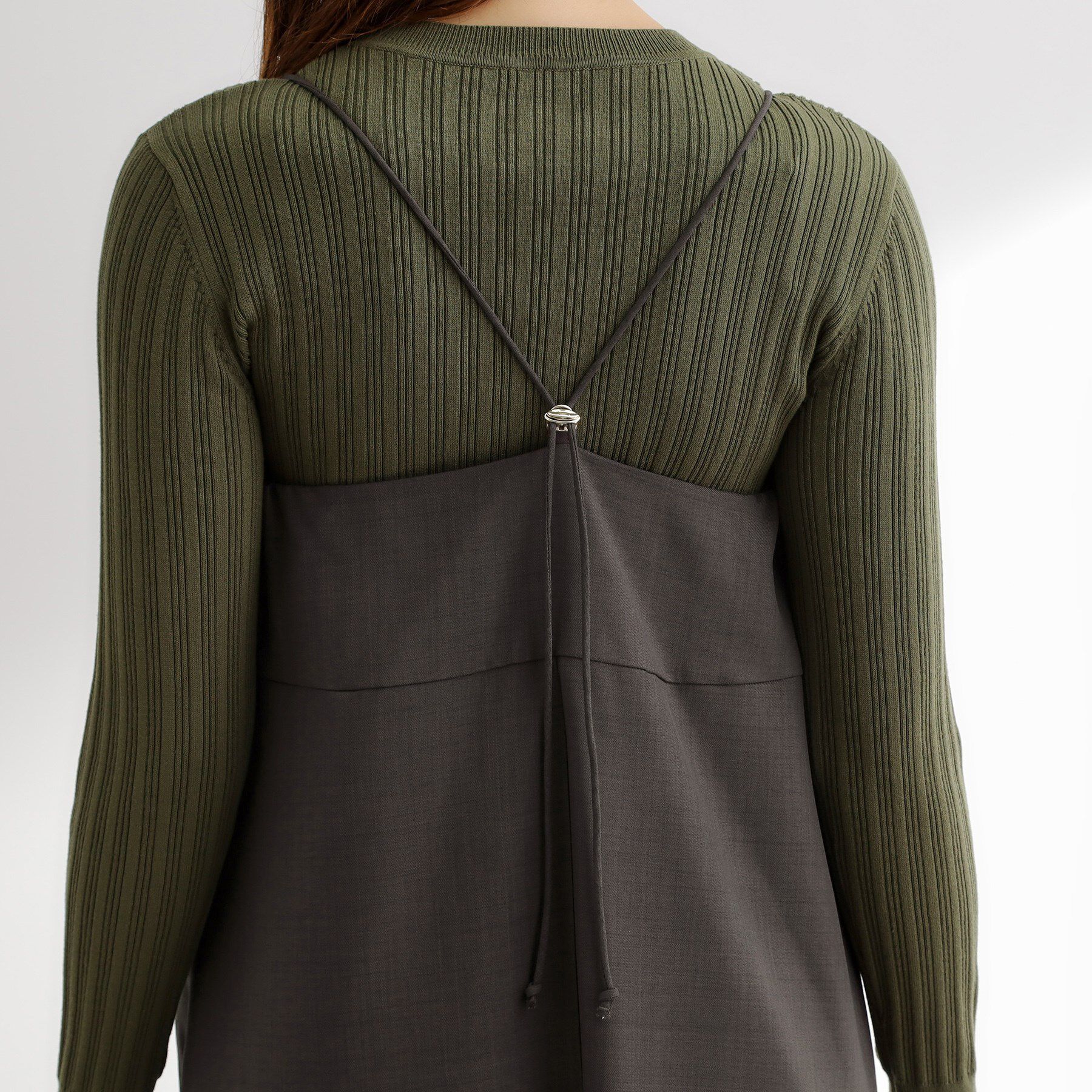 grove「【カセット服】洗えるAラインキャミワンピース」|ワンピース|