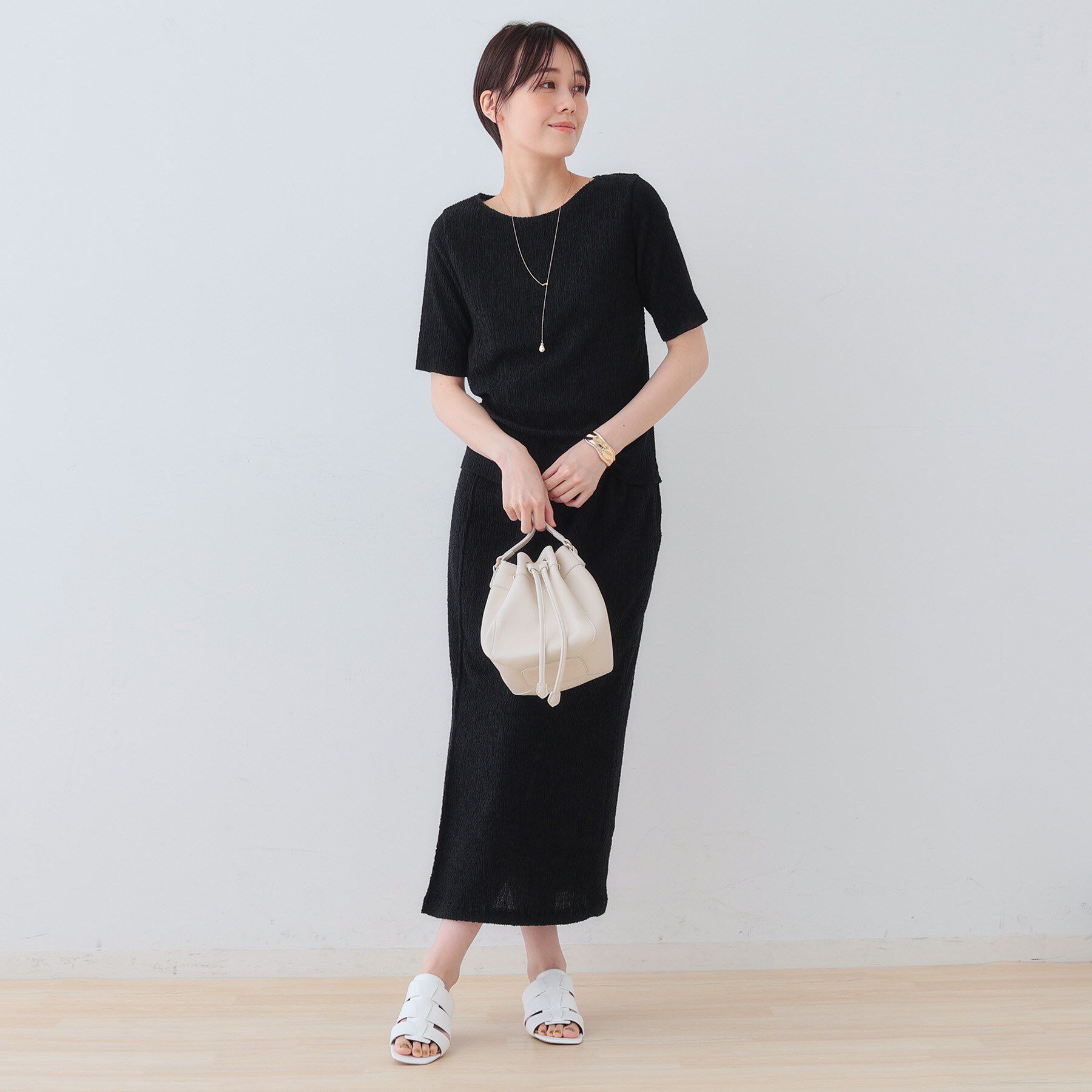 INDIVI「【日本製／SETUP可能】ブークレーカットソー」|Tシャツ・カットソー|