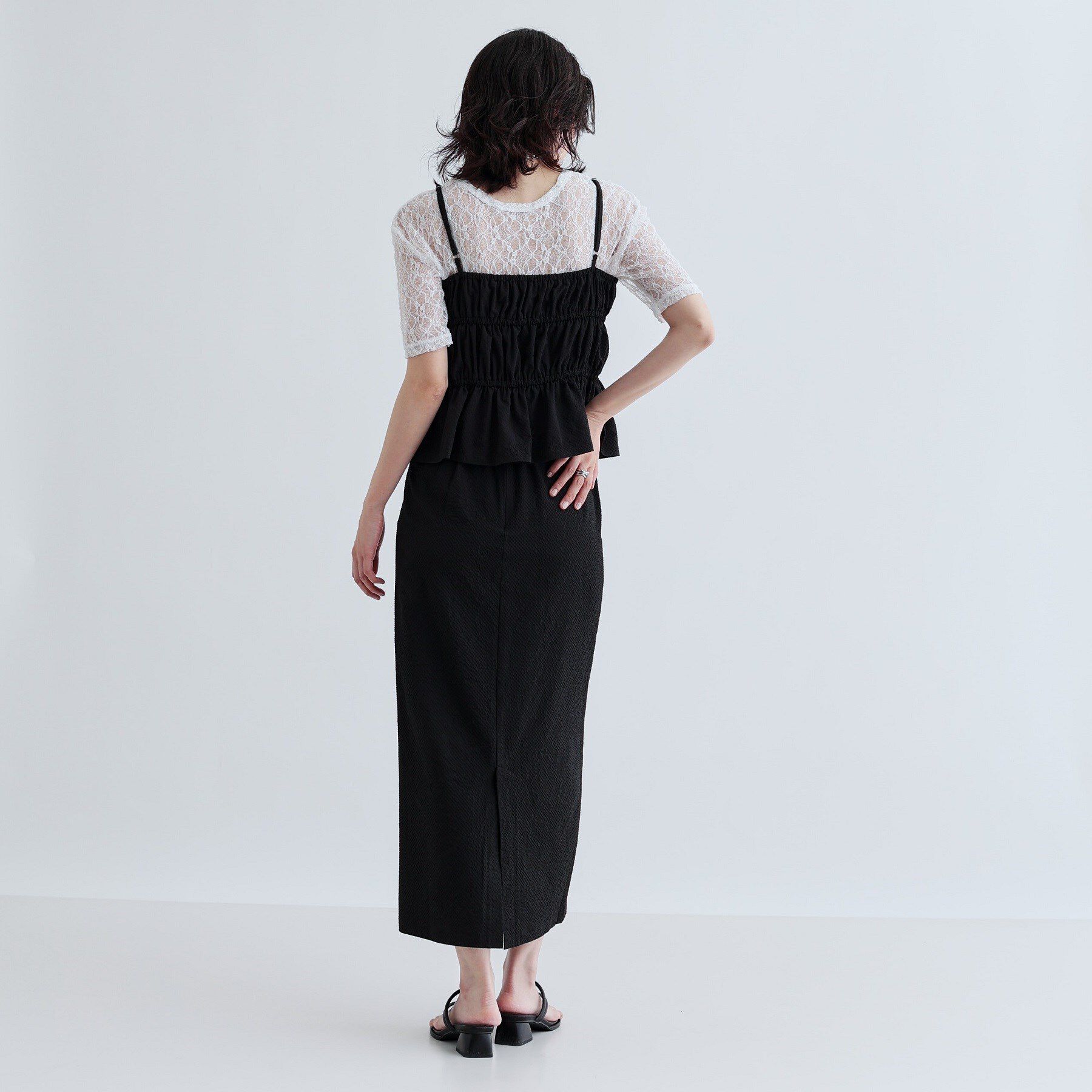 GALLEST「【セットアップ可能】スクエアサッカービスチェ【洗える/カセット服】」|キャミソール|