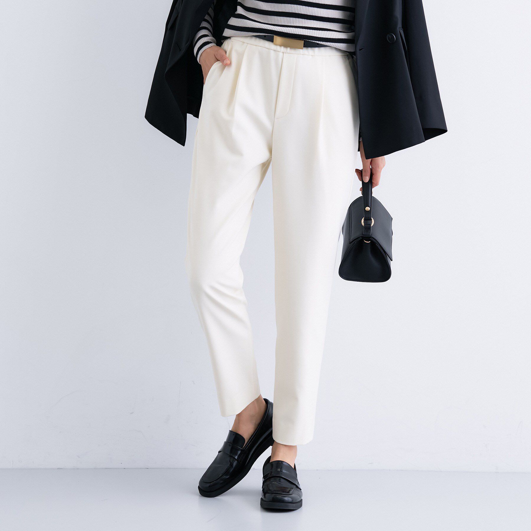 INDIVI「【洗える／裏起毛】ストレッチウォームパンツ」|その他|