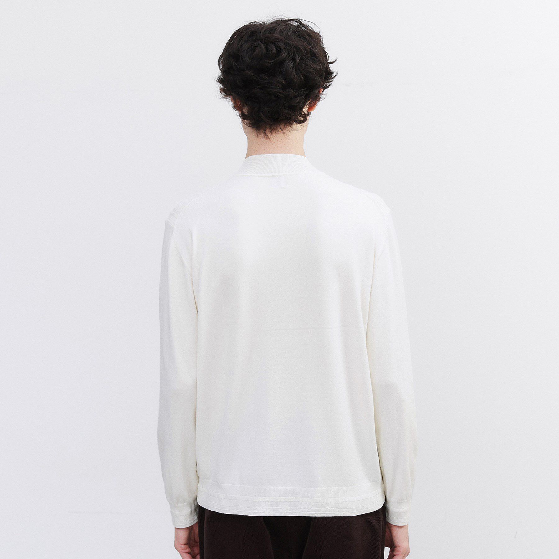 TAKEO KIKUCHI「ハイゲージ モックネック ニット プルオーバー」|ニット・セーター|