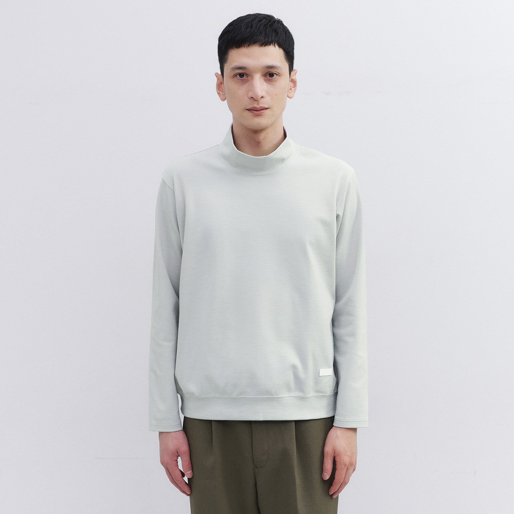 TAKEO KIKUCHI「【Sサイズ～】ウォーム ミラノリブ オフネック プルオーバー」|Tシャツ・カットソー|ライトグレー(011