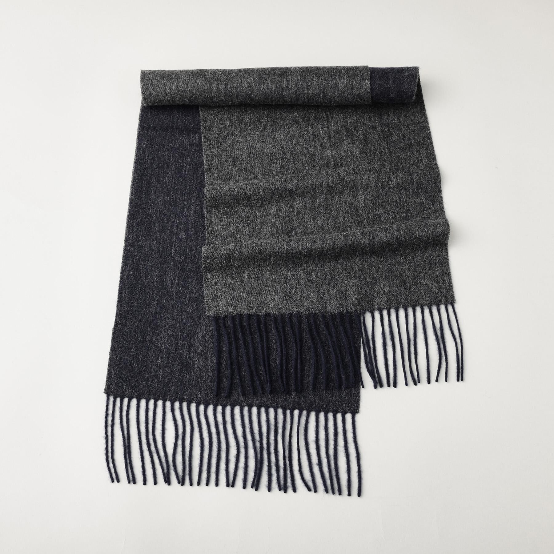 TAKEO KIKUCHI「【ラッピング巾着セット】カシミヤブレンド リバーシブルマフラー」|ストール|