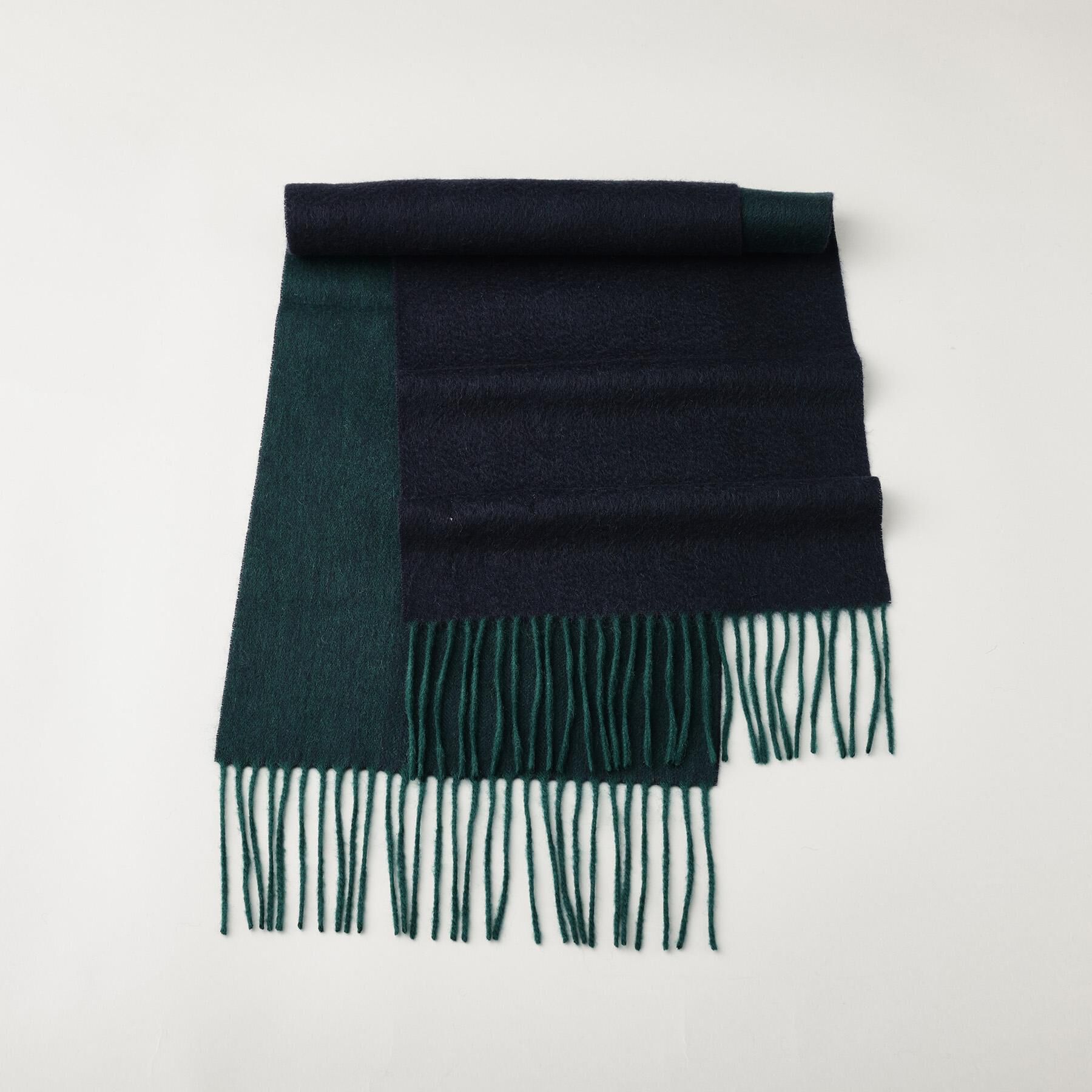 TAKEO KIKUCHI「【ラッピング巾着セット】カシミヤブレンド リバーシブルマフラー」|ストール|