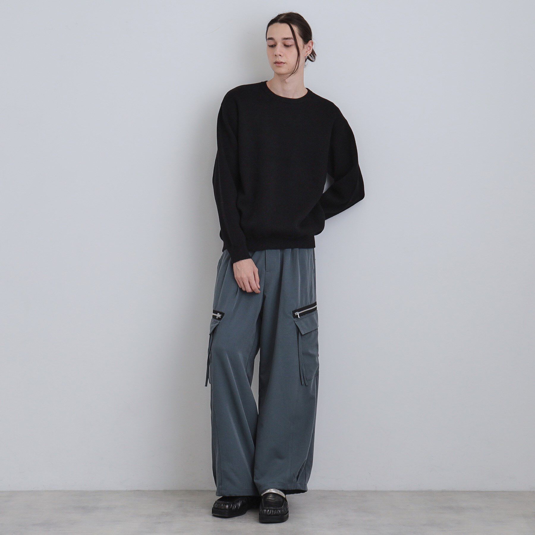 tk.TAKEO KIKUCHI「クルーネックニット」|ニット・セーター|