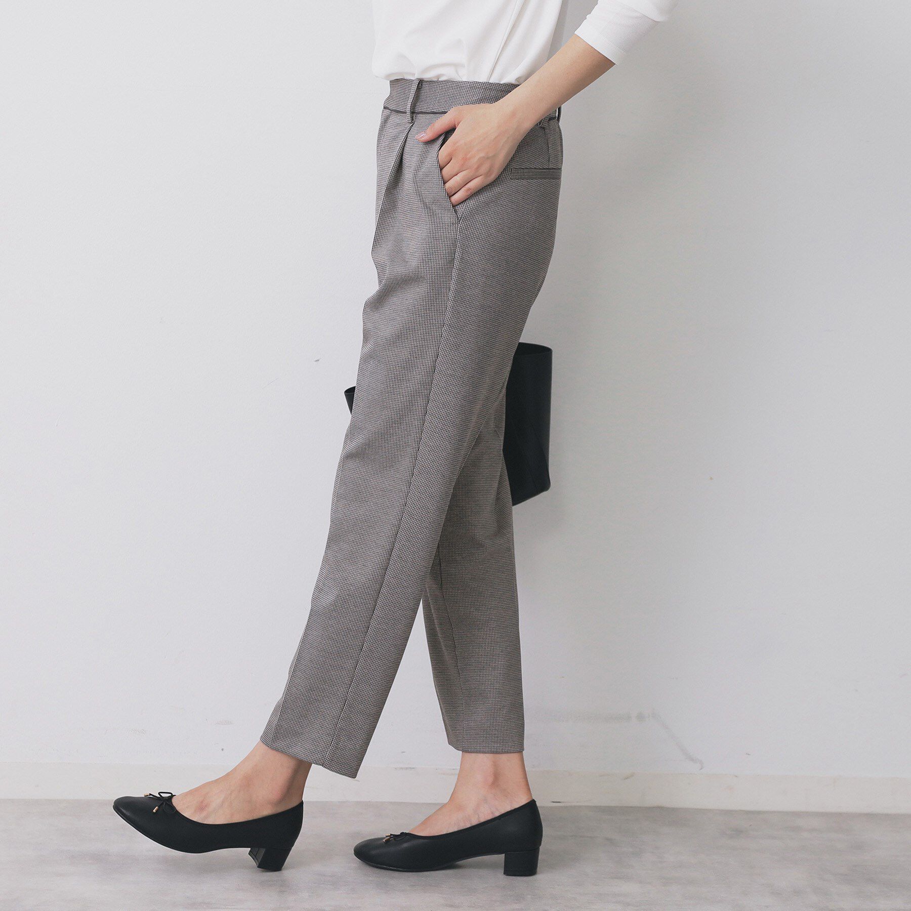 index「《丈が選べる》ストレッチテーパードパンツ/セットアップ対応【洗濯機OK/イージーアイロン】」|その他|