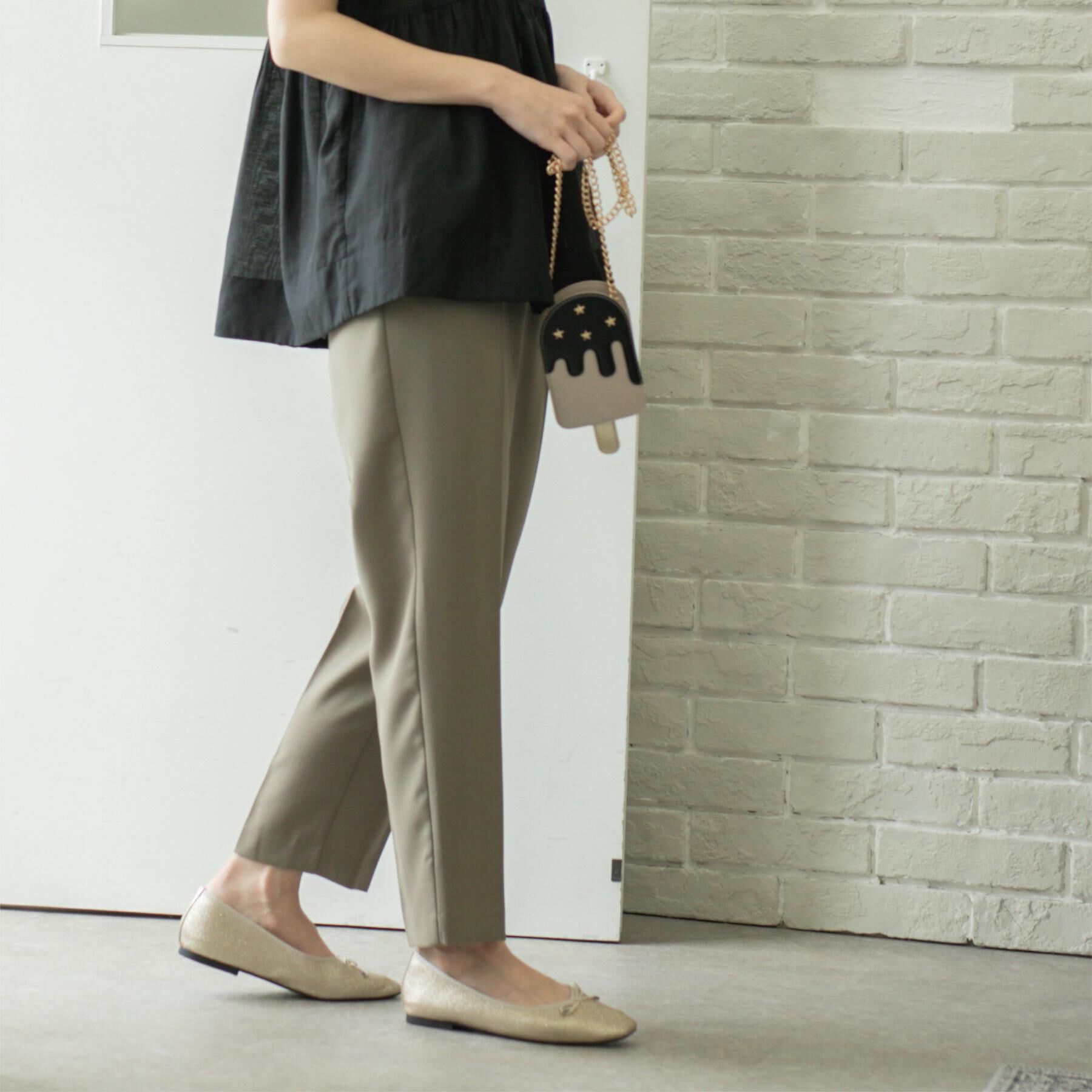 OPAQUE.CLIP「《丈が選べる/SS-LLサイズ》美脚ストレッチイージーテーパードパンツ/セットアップ対応【防シワ/洗」|その他|