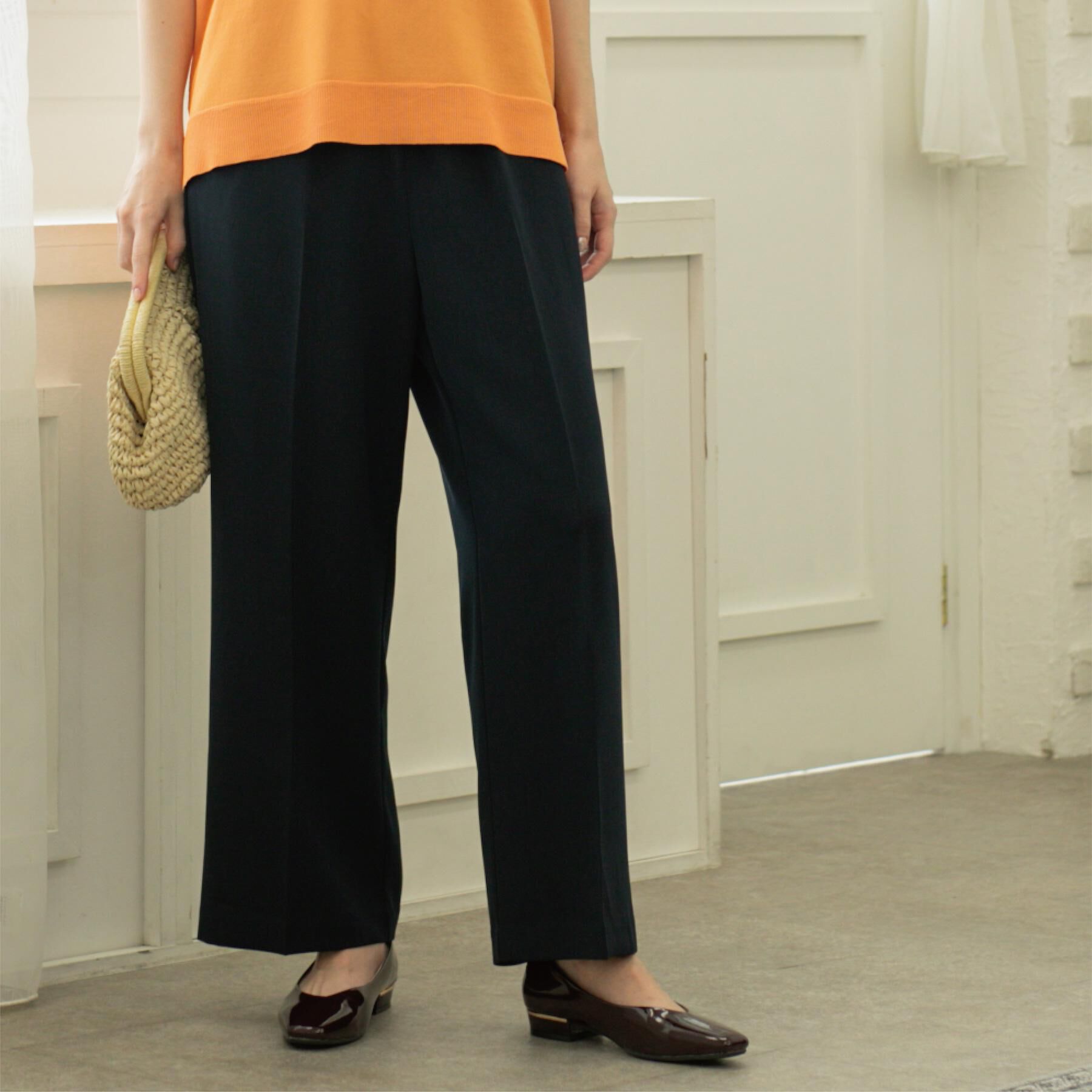 OPAQUE.CLIP「《丈が選べる/SS-LLサイズ》美脚ストレッチイージーワイドパンツ/セットアップ対応【防シワ/洗濯機」|その他|