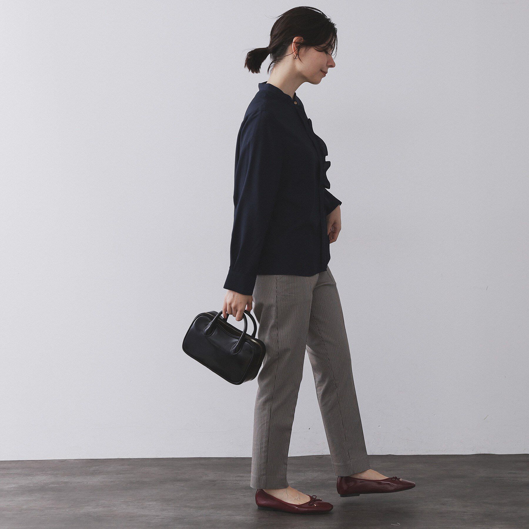 OPAQUE.CLIP「フロントフリルブラウス【洗濯機OK】」|シャツ・ブラウス|