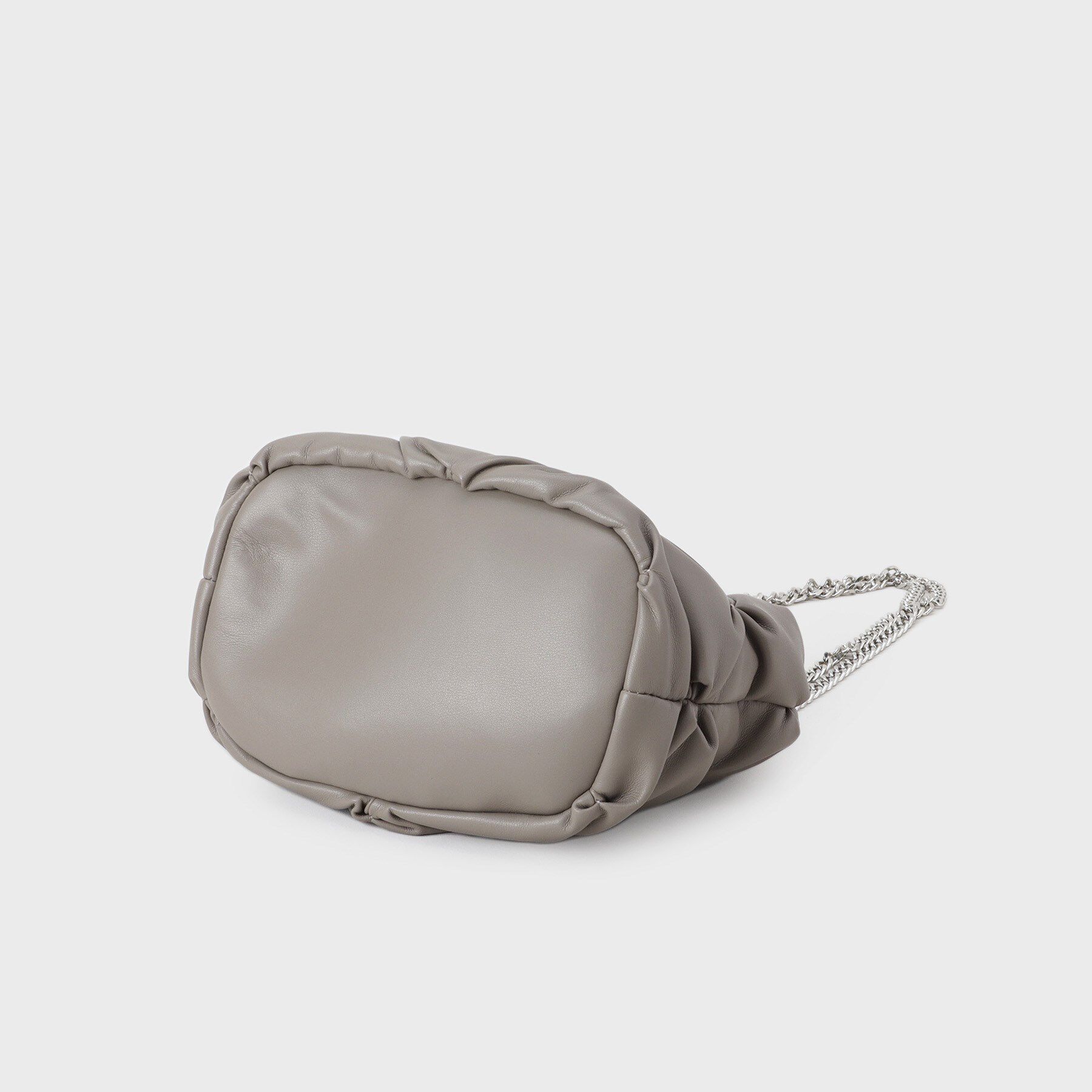 OPAQUE.CLIP「【2WAY】ラム調合皮巾着ミニショルダーバッグ」|ショルダー・メッセンジャー|