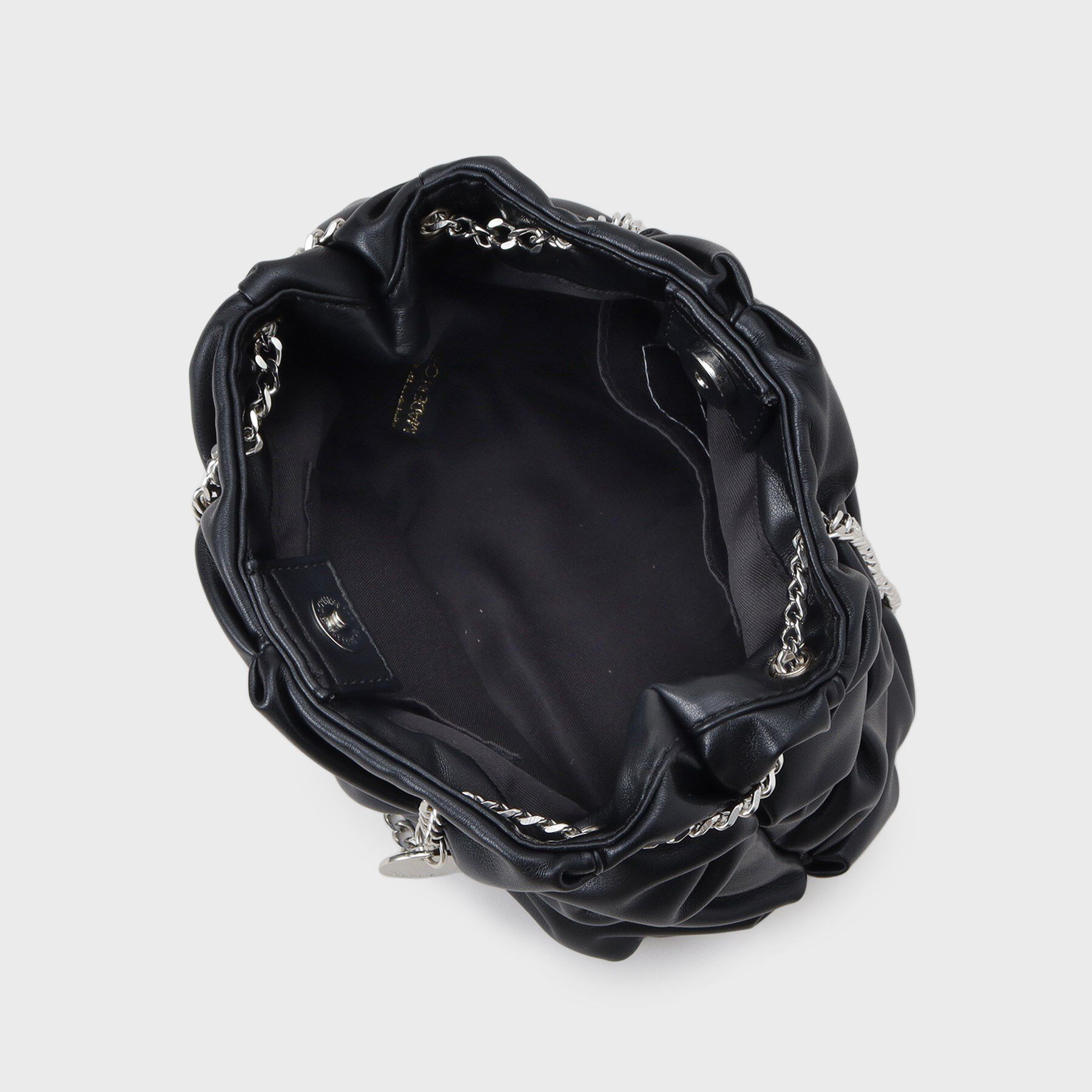 OPAQUE.CLIP「【2WAY】ラム調合皮巾着ミニショルダーバッグ」|ショルダー・メッセンジャー|