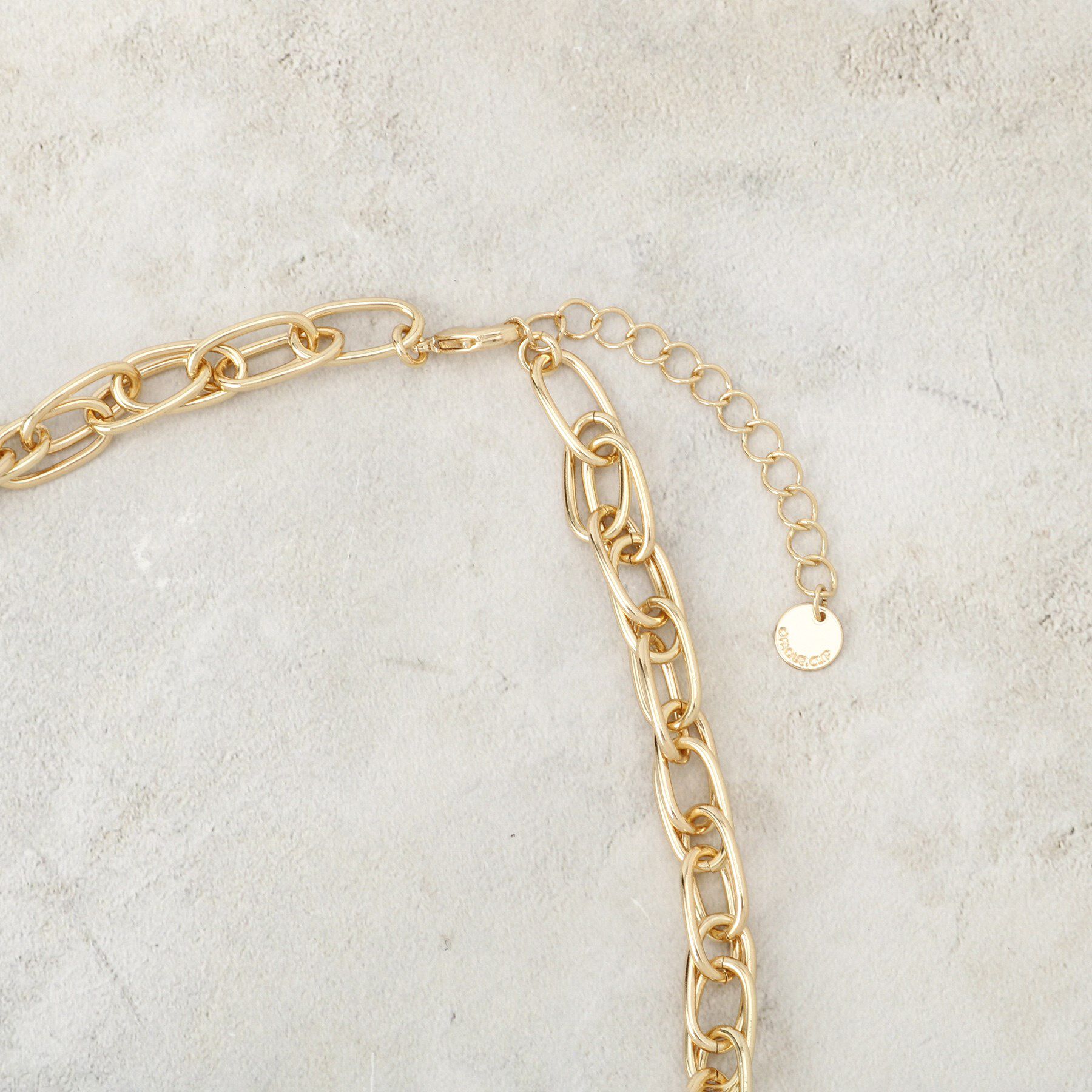 OPAQUE.CLIP「ボリュームダブルチェーンネックレス」|ネックレス|