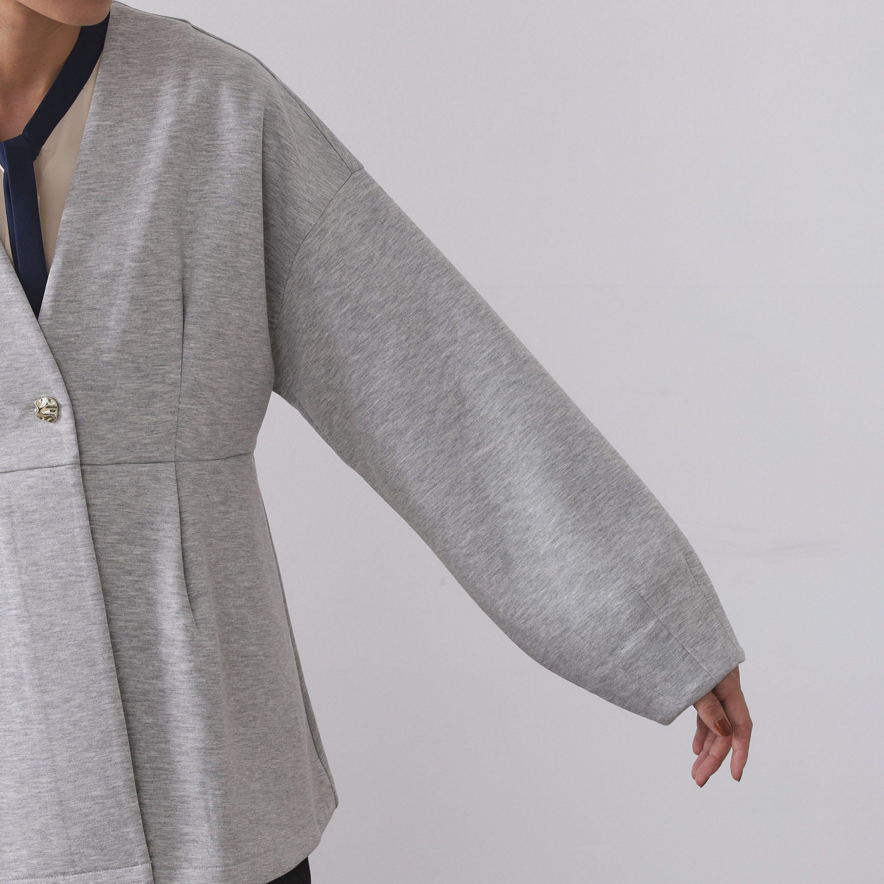 OPAQUE.CLIP「ペプラムカーディガン【UVケア/洗濯機OK】」|カーディガン|