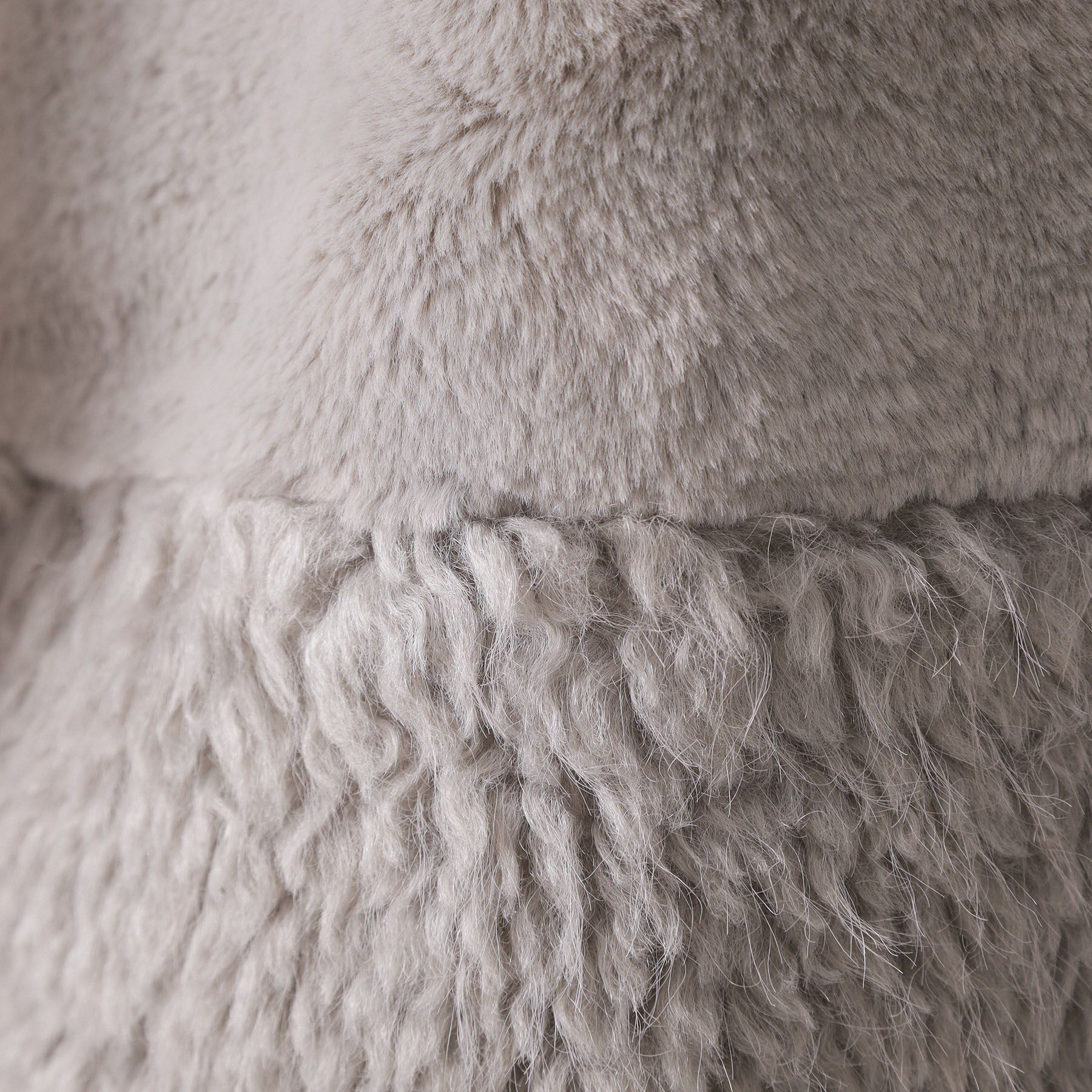 OPAQUE.CLIP「フェイクファー&times;フェイクボアドッキングジレ【洗濯機OK】」|ベスト・ジレ|