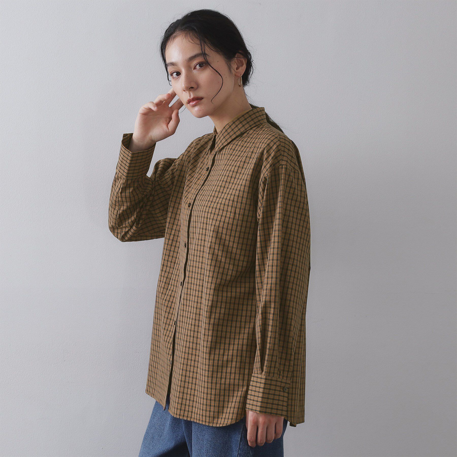 OPAQUE.CLIP「チェック柄レギュラーシャツ【洗濯機OK】」|シャツ・ブラウス|