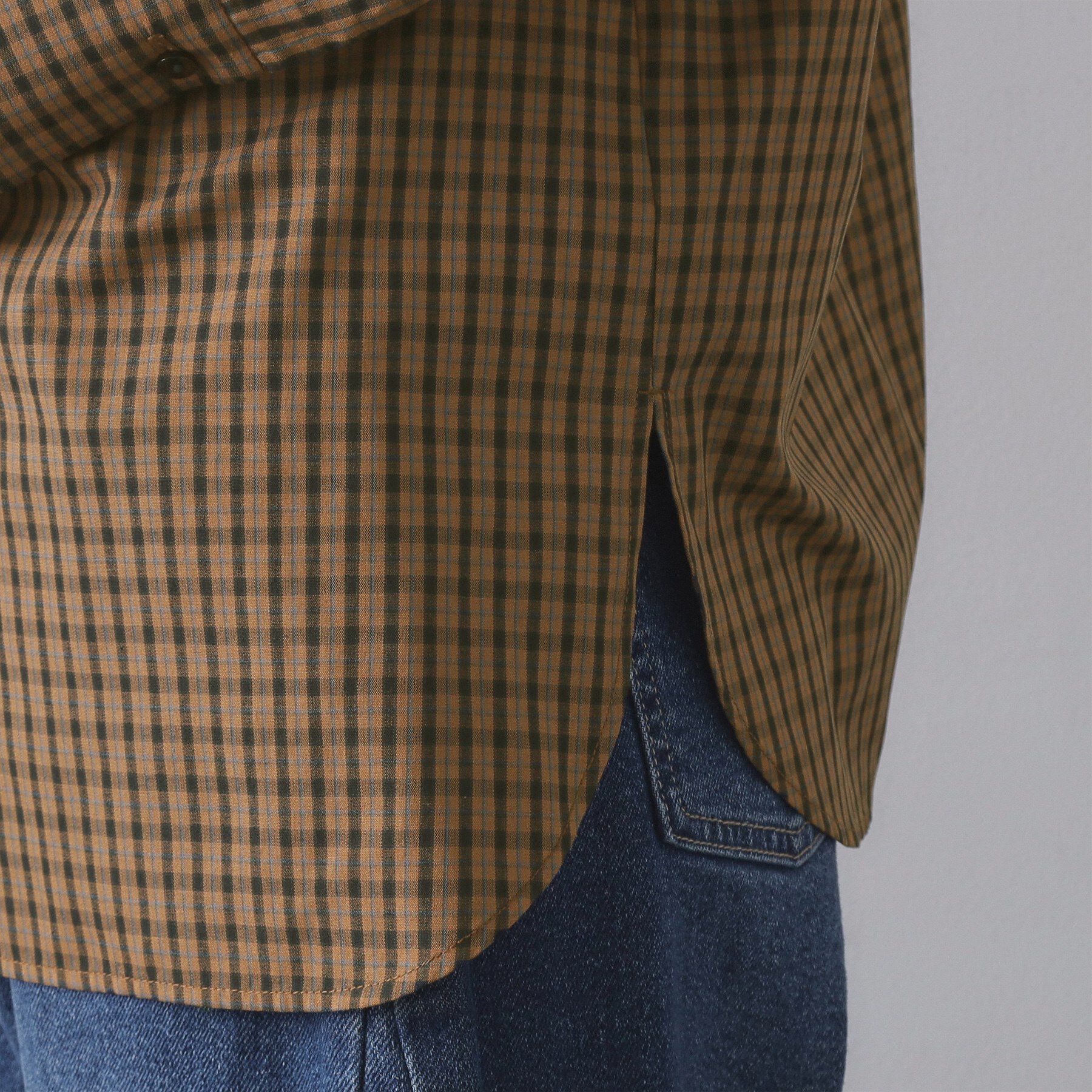 OPAQUE.CLIP「チェック柄レギュラーシャツ【洗濯機OK】」|シャツ・ブラウス|