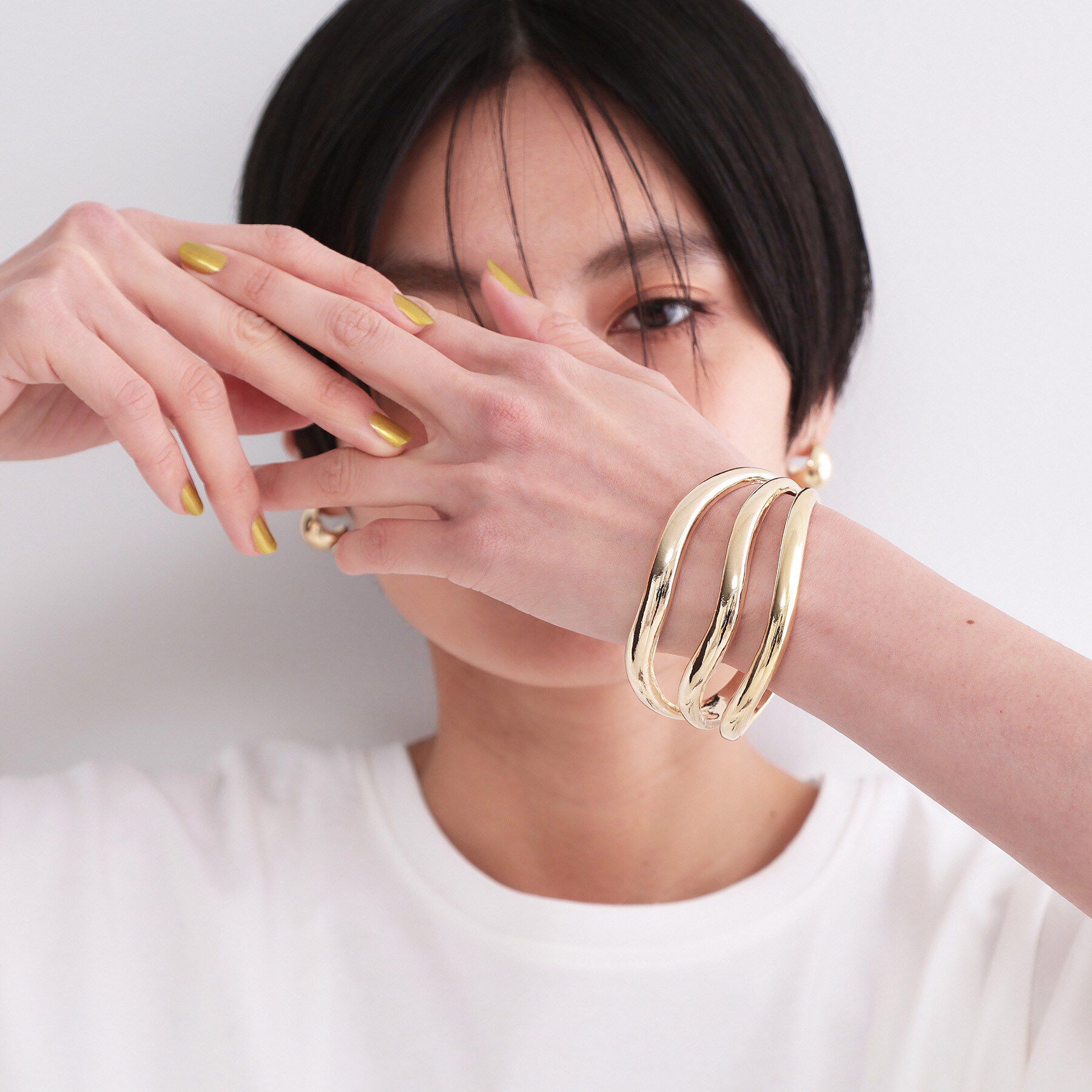 OPAQUE.CLIP「3ラインバングル」|ブレスレット・バングル|