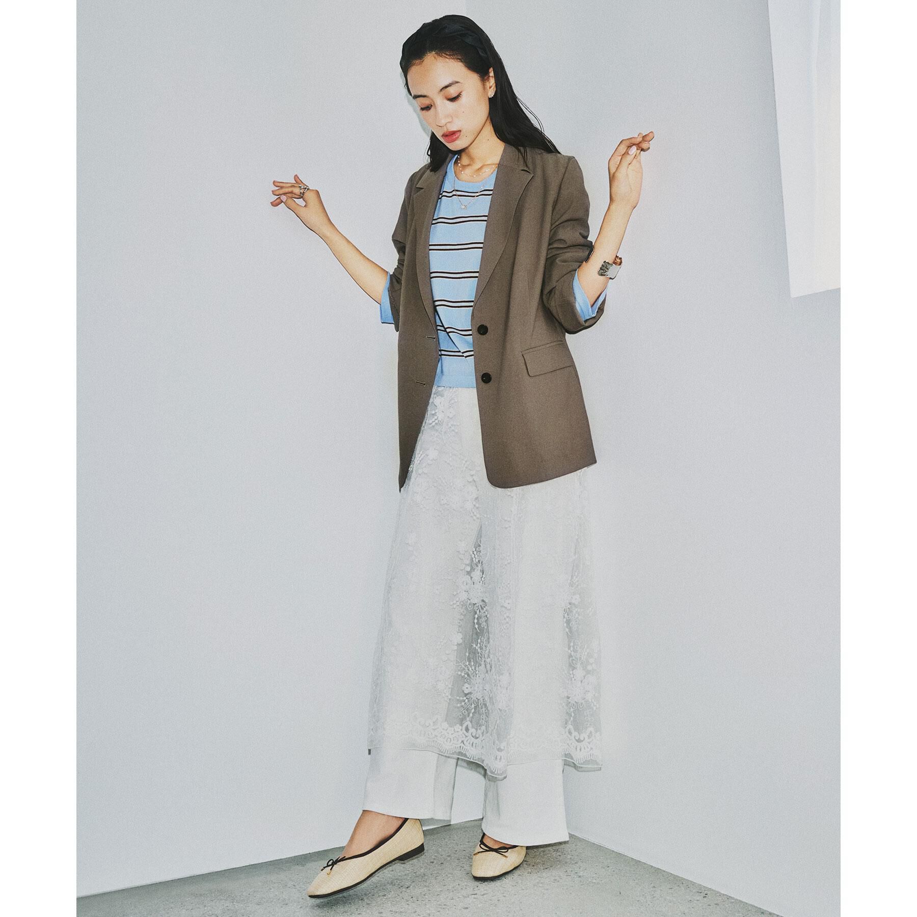 OPAQUE.CLIP「シングルテーラードジャケット【洗える/裏地なし】」|テーラードジャケット|