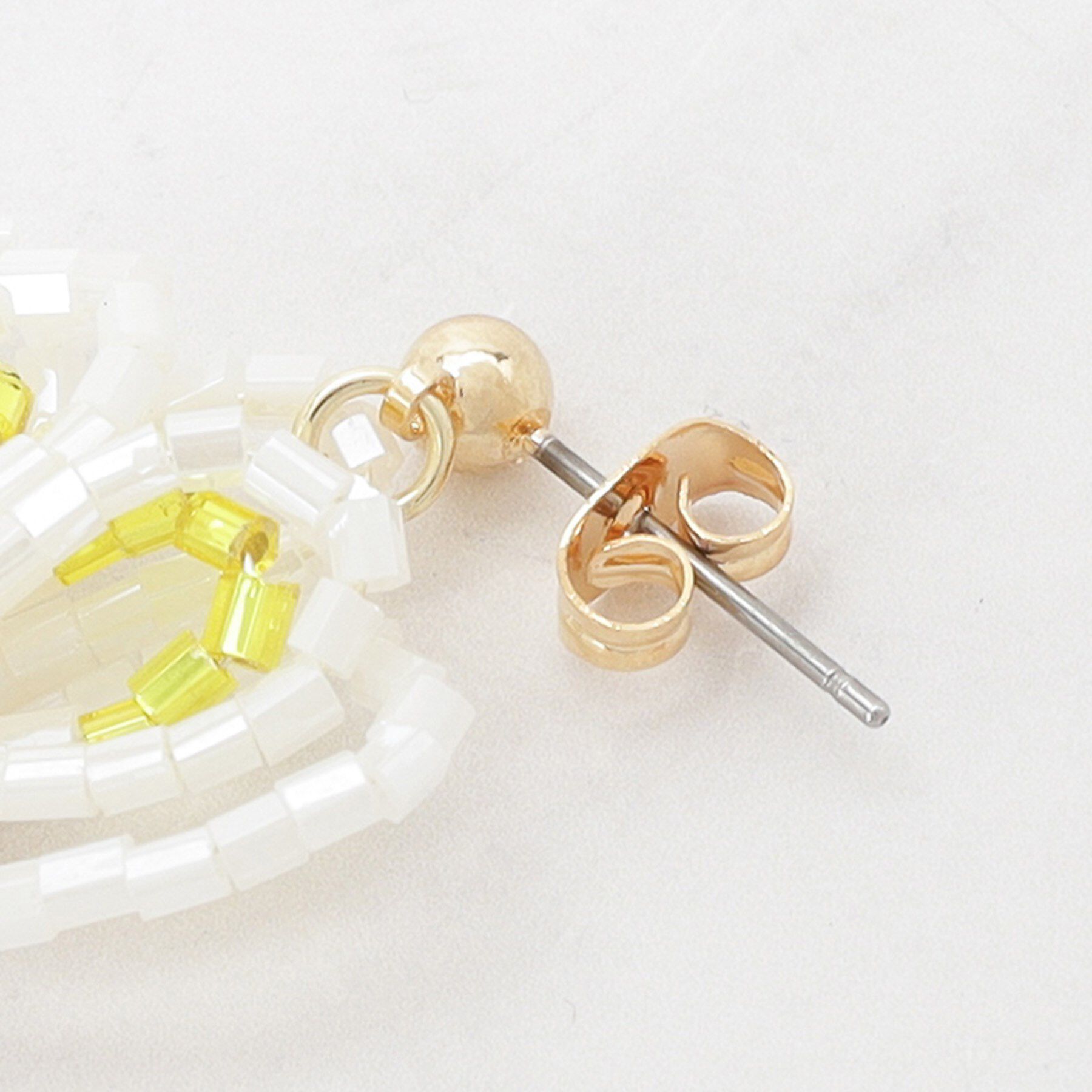 Couture broach「フラワービーズピアス」|ピアス|