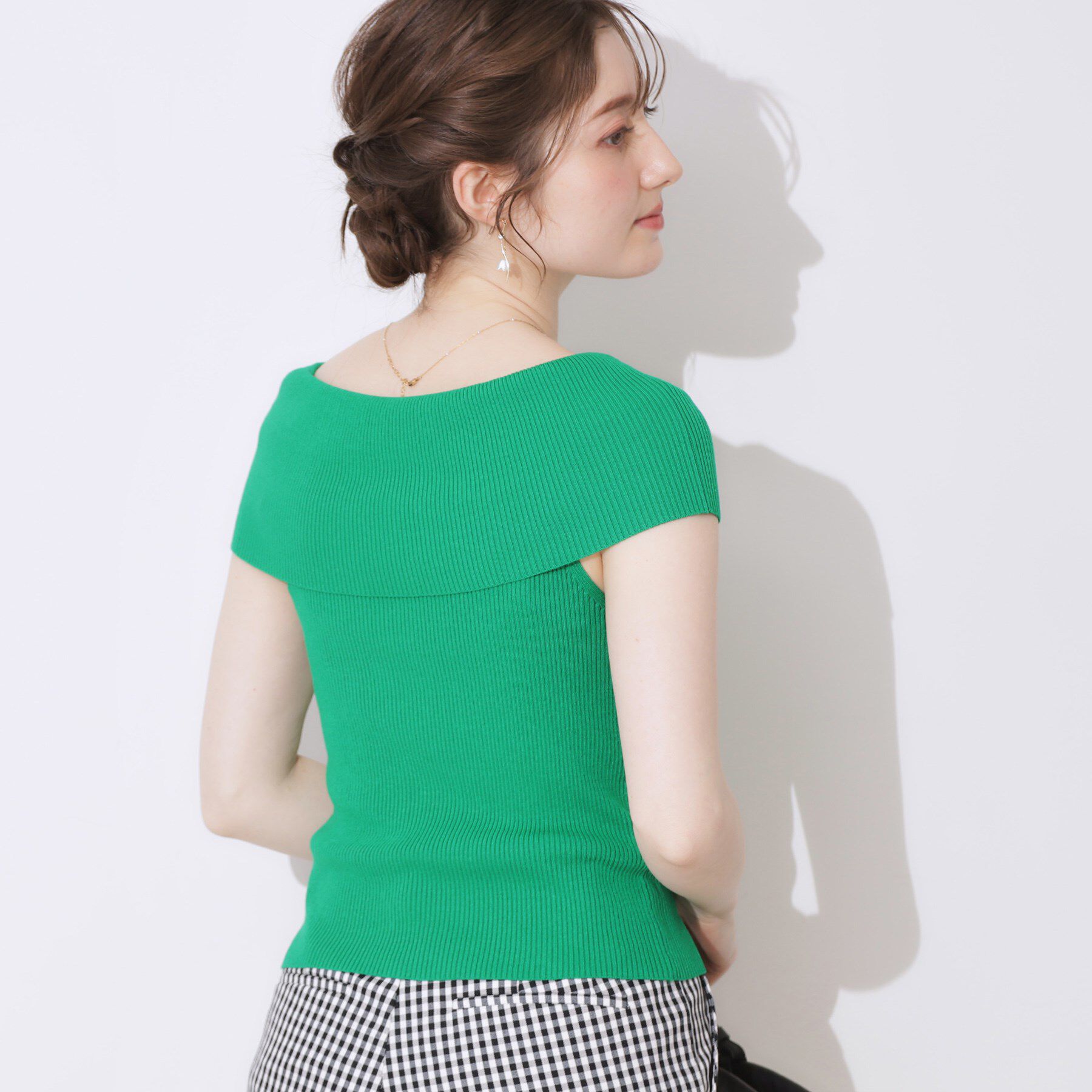 Couture broach「リブオフショルニット」|ニット・セーター|