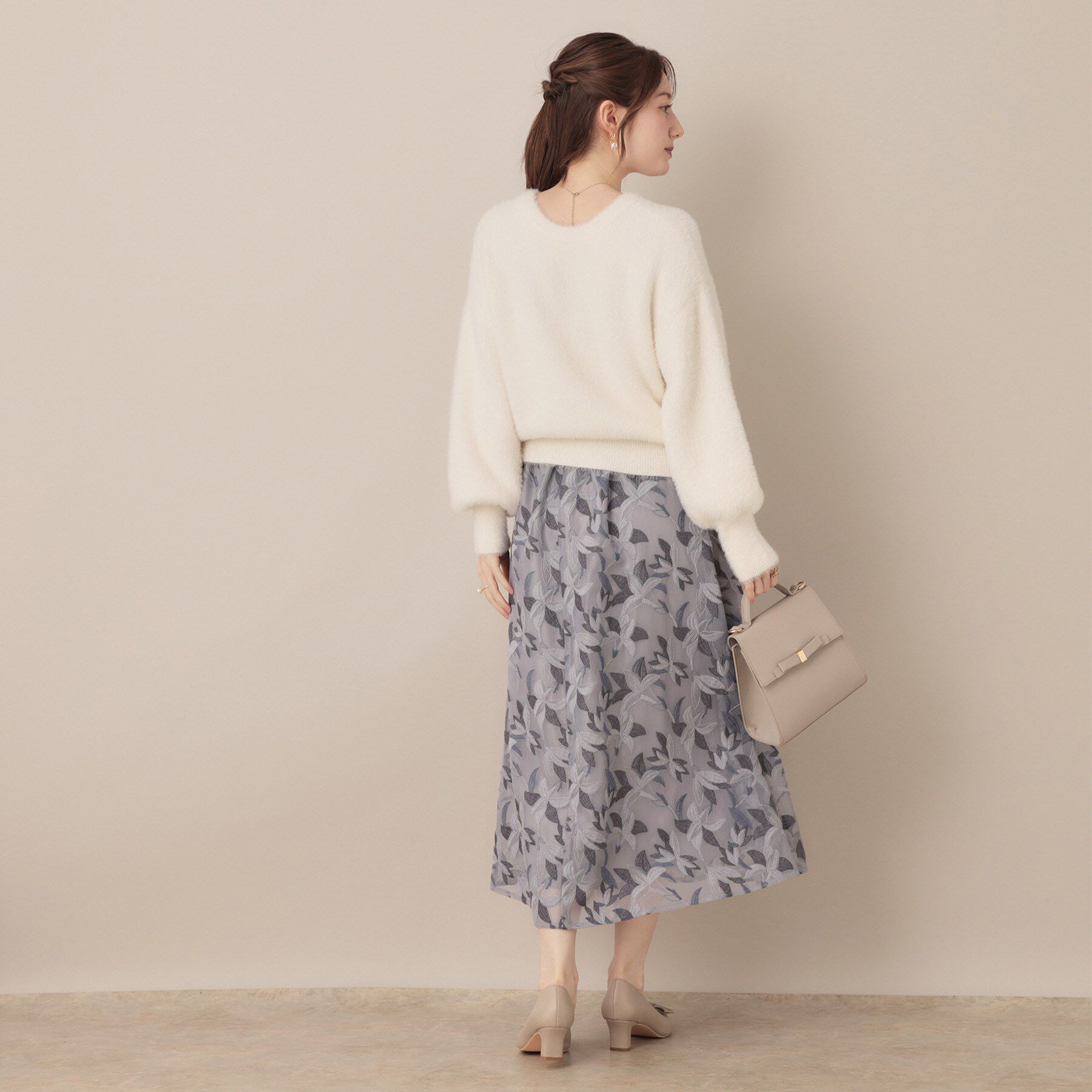 Couture broach「【ふわふわ/前後2WAY】フェザーカーディトップス」|カーディガン|