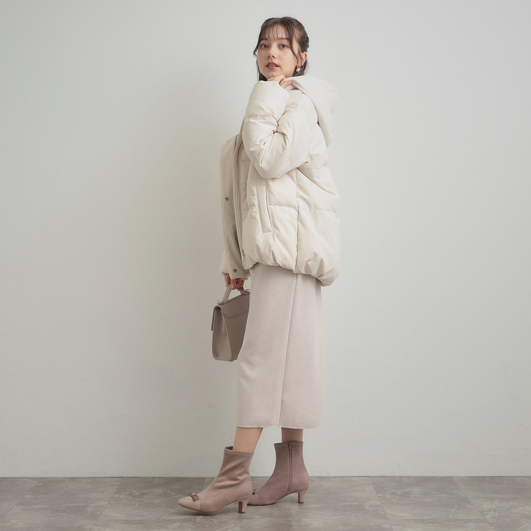 Couture broach「【冬の名品・撥水】愛されダウン」|ダウン|