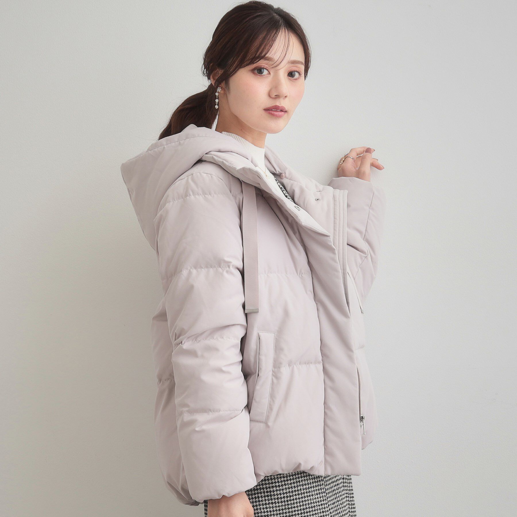 Couture broach「【冬の名品・撥水】愛されダウン」|ダウン|