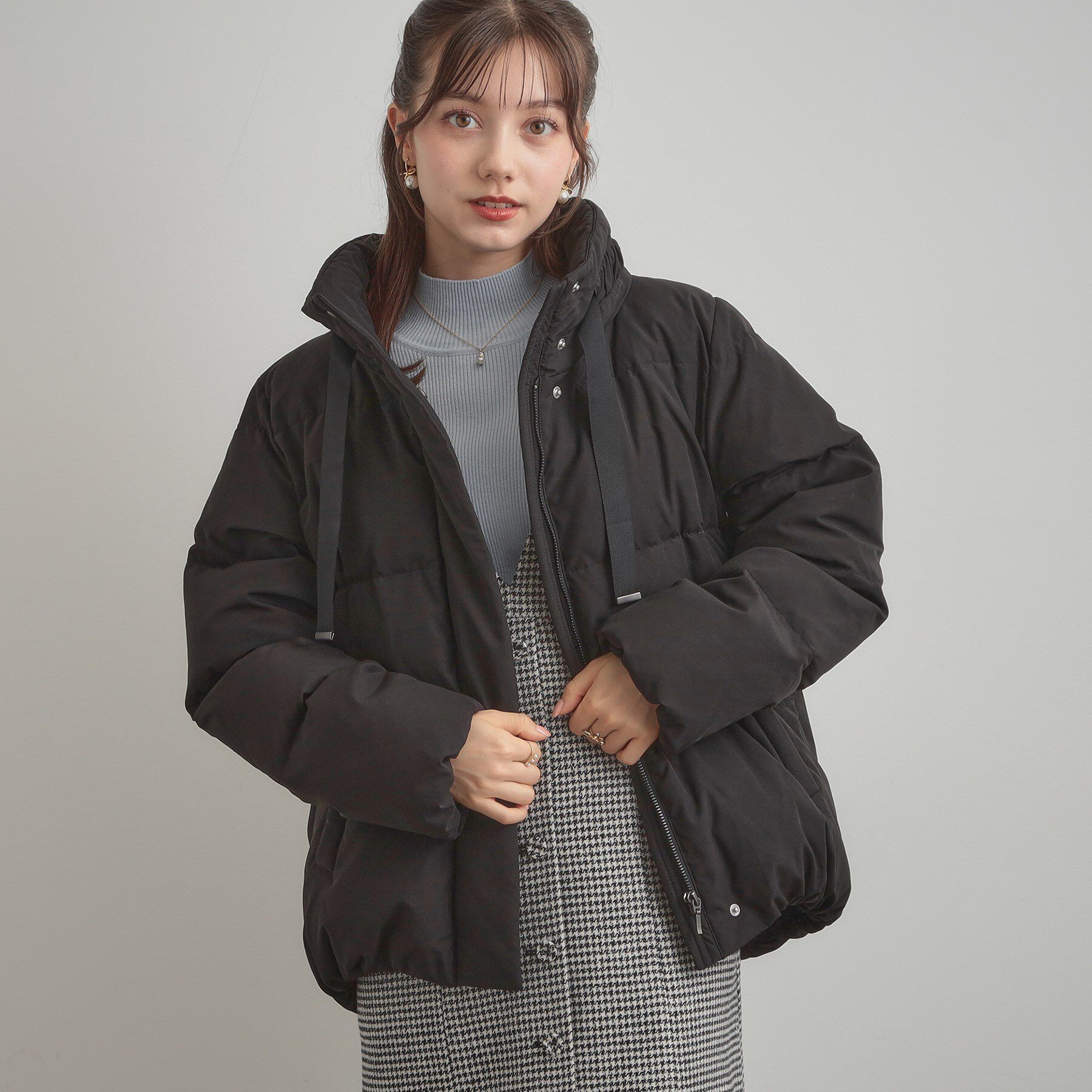 Couture broach「【冬の名品・撥水】愛されダウン」|ダウン|