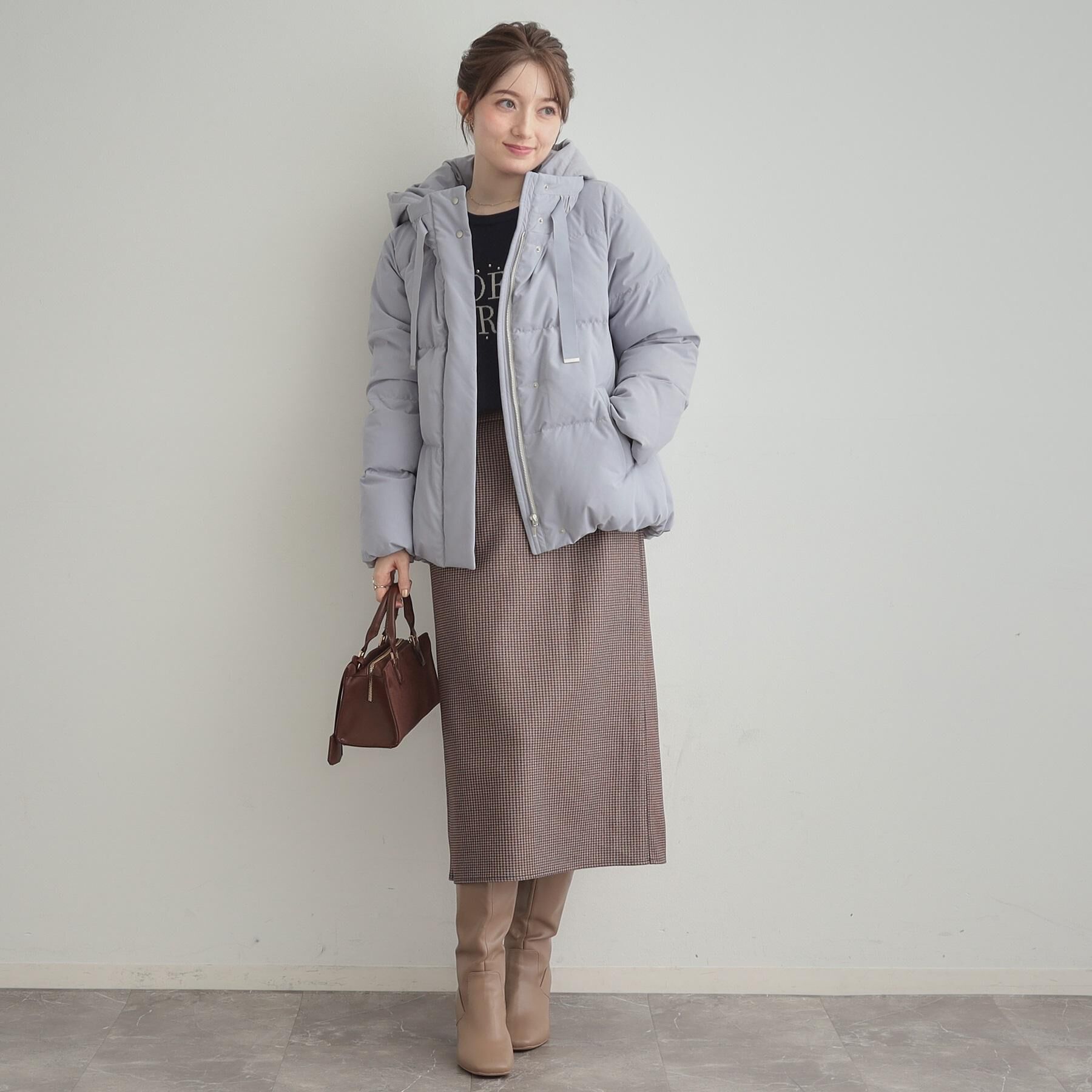 Couture broach「【冬の名品・撥水】愛されダウン」|ダウン|