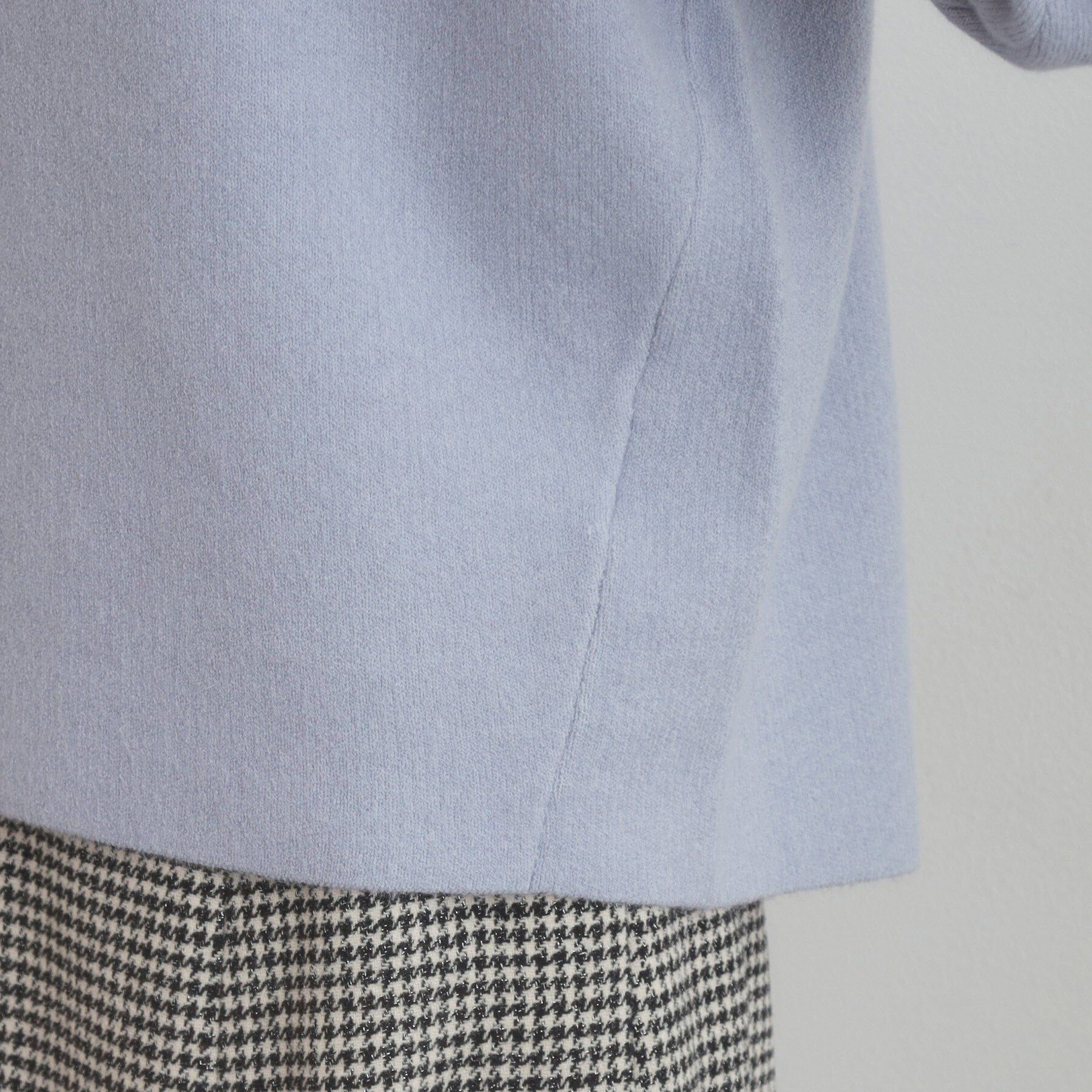 Couture broach「【ゆるふわ・通勤】リッシュアンゴラ バックパール調ニット」|ニット・セーター|