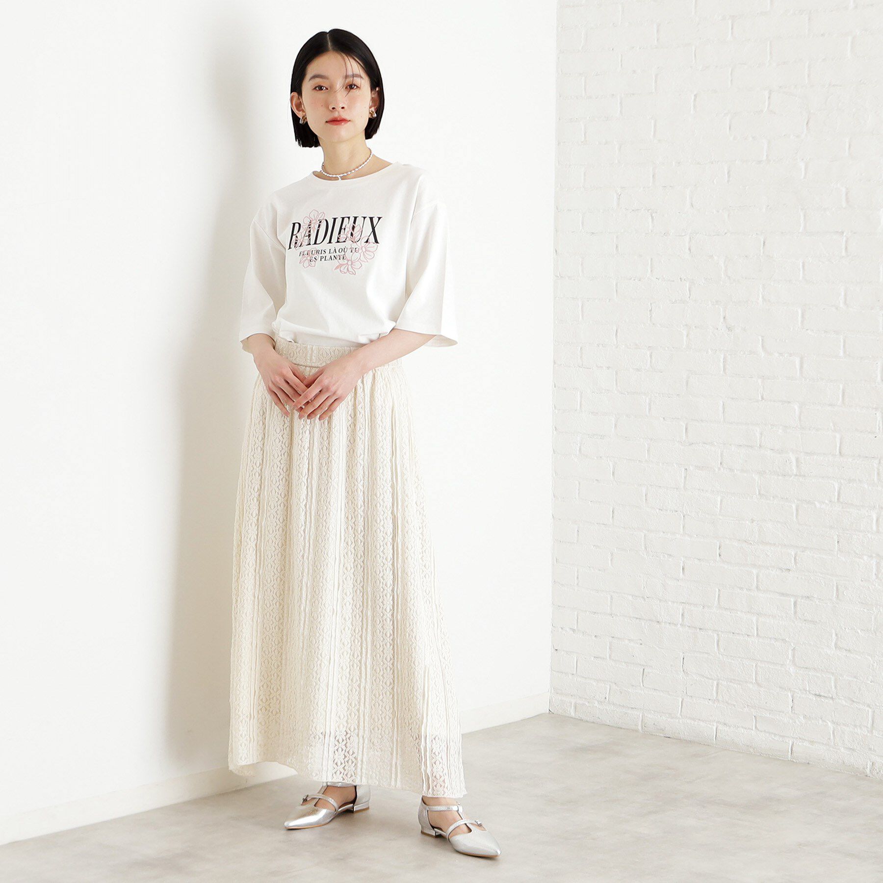 THE SHOP TK「オーガニックコットンロゴＴ【洗濯機OK】」|Tシャツ・カットソー|