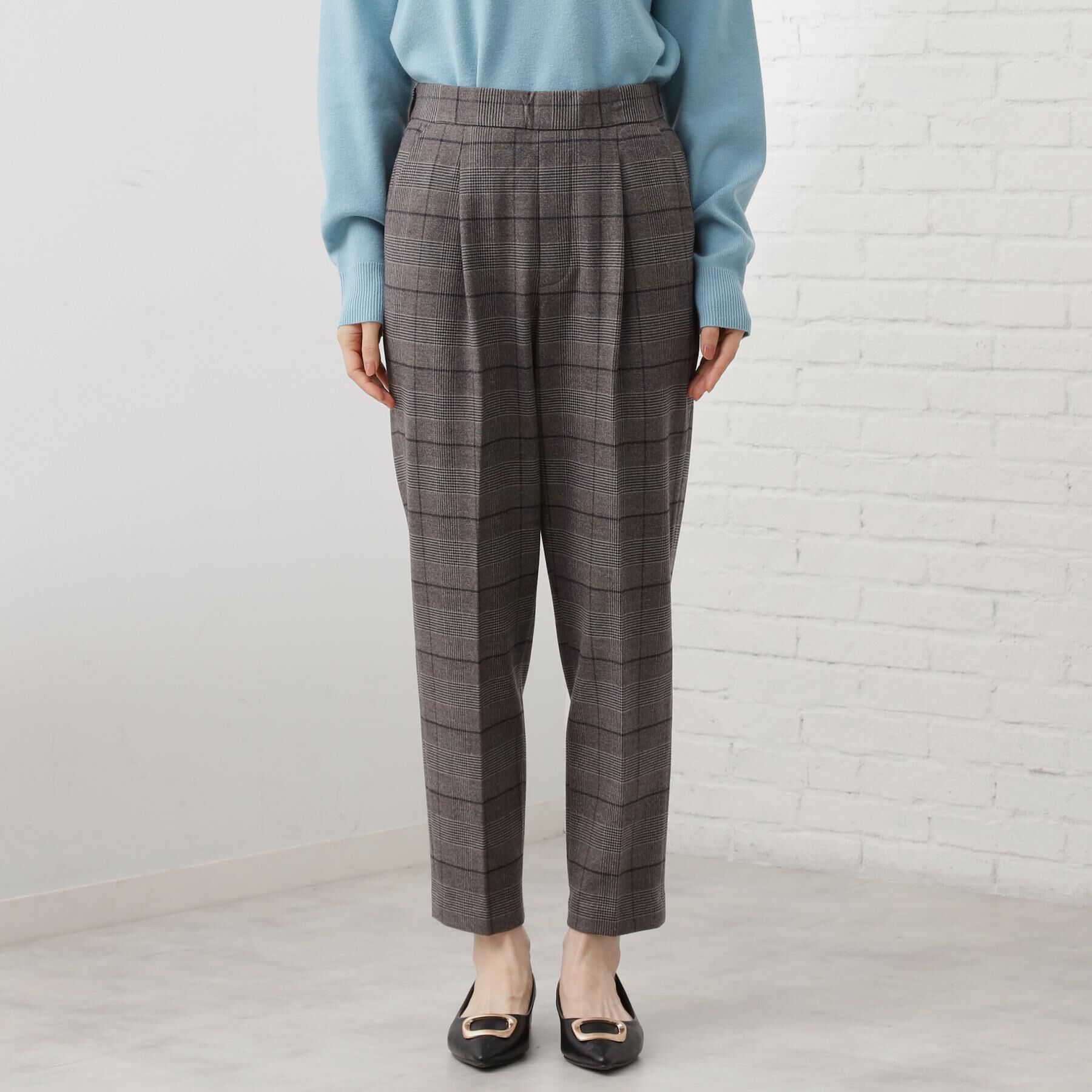 THE SHOP TK「【着丈選べる/XS～XLサイズ】あったか裏起毛テーパードパンツ」|その他|