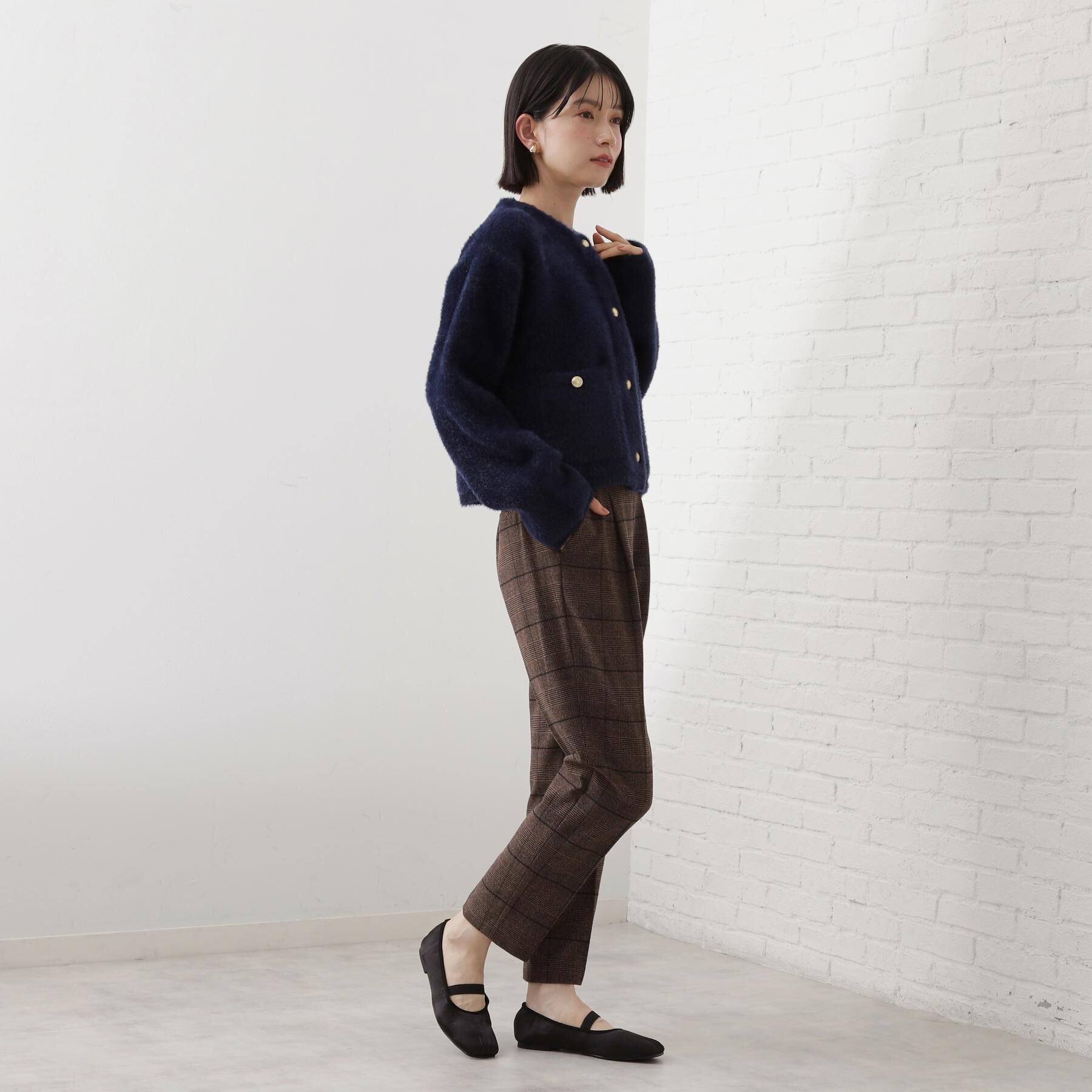 THE SHOP TK「【着丈選べる/XS～XLサイズ】あったか裏起毛テーパードパンツ」|その他|