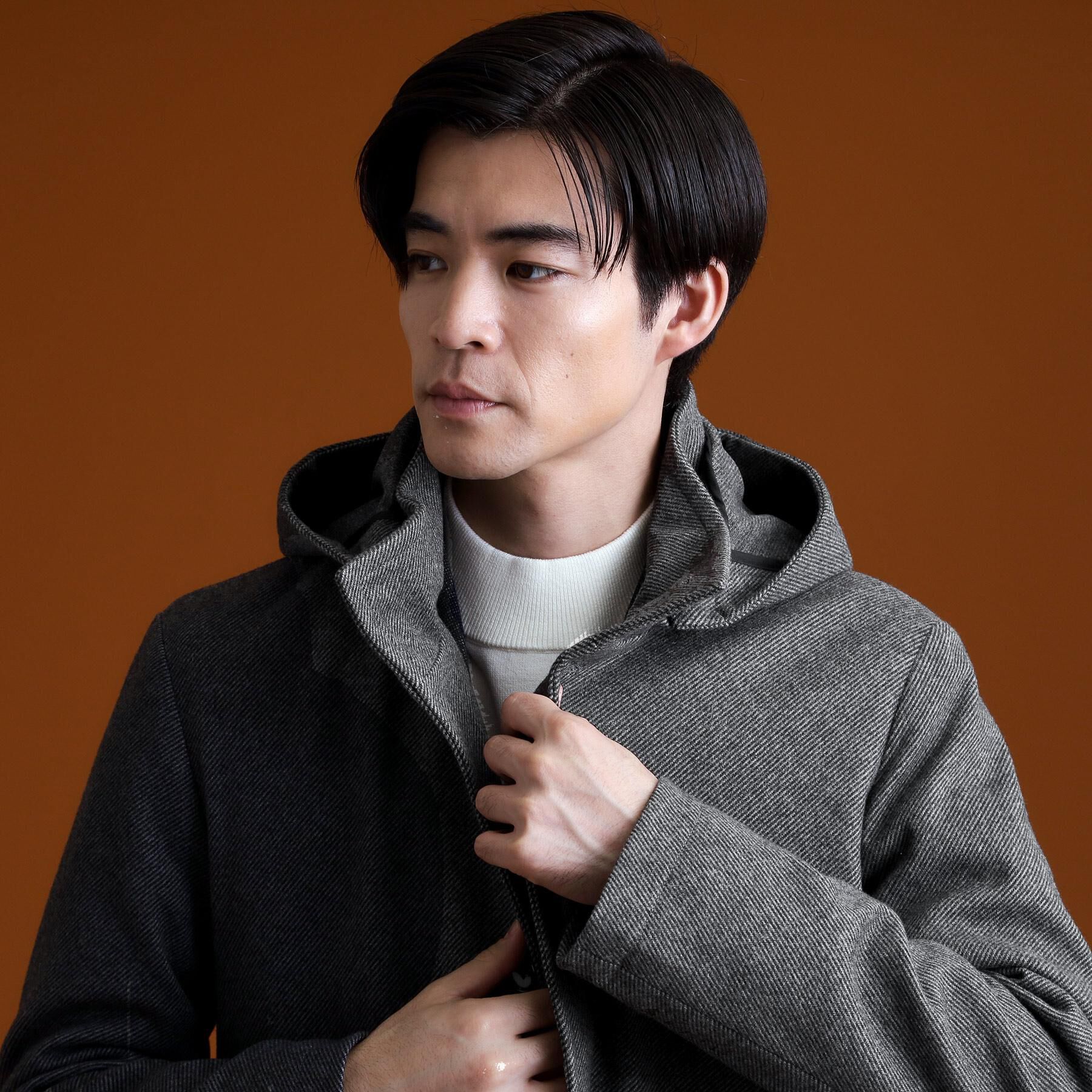 THE SHOP TK「ON/OFF対応 ウーリック スタンド メルトンコート　【洗濯機OK/フード取外し可】」|その他|