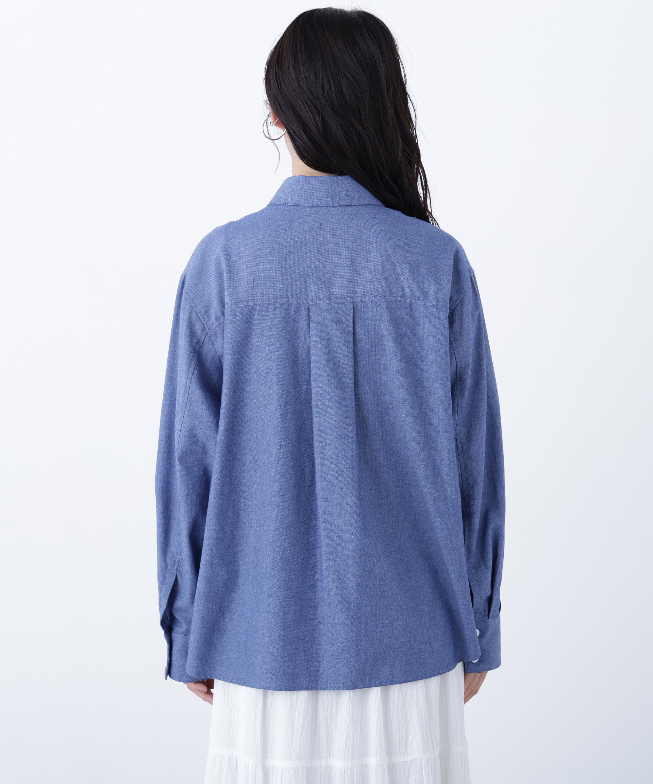  「〈N.〉デニムライクシャツ」|シャツ・ブラウス|