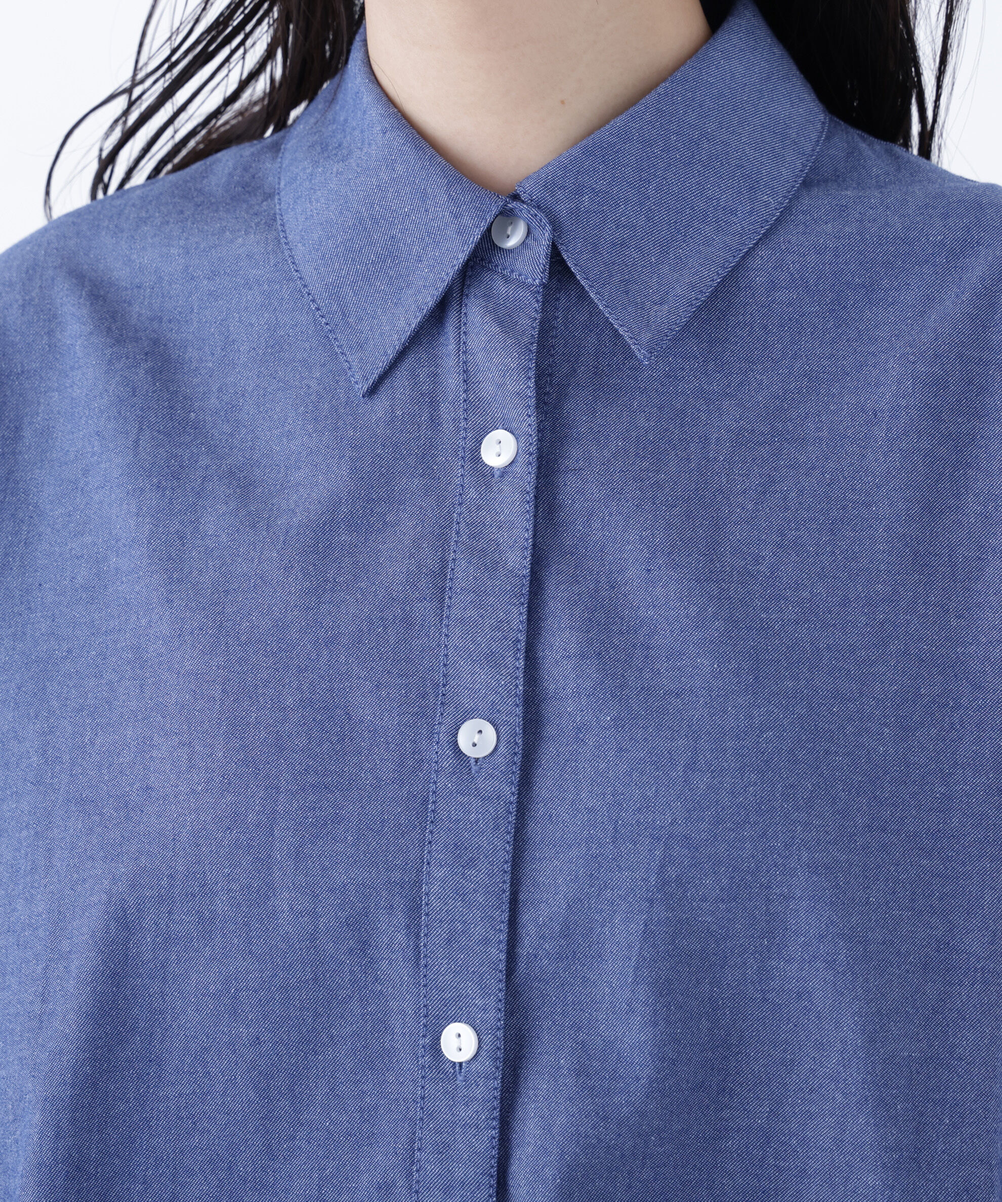  「〈N.〉デニムライクシャツ」|シャツ・ブラウス|