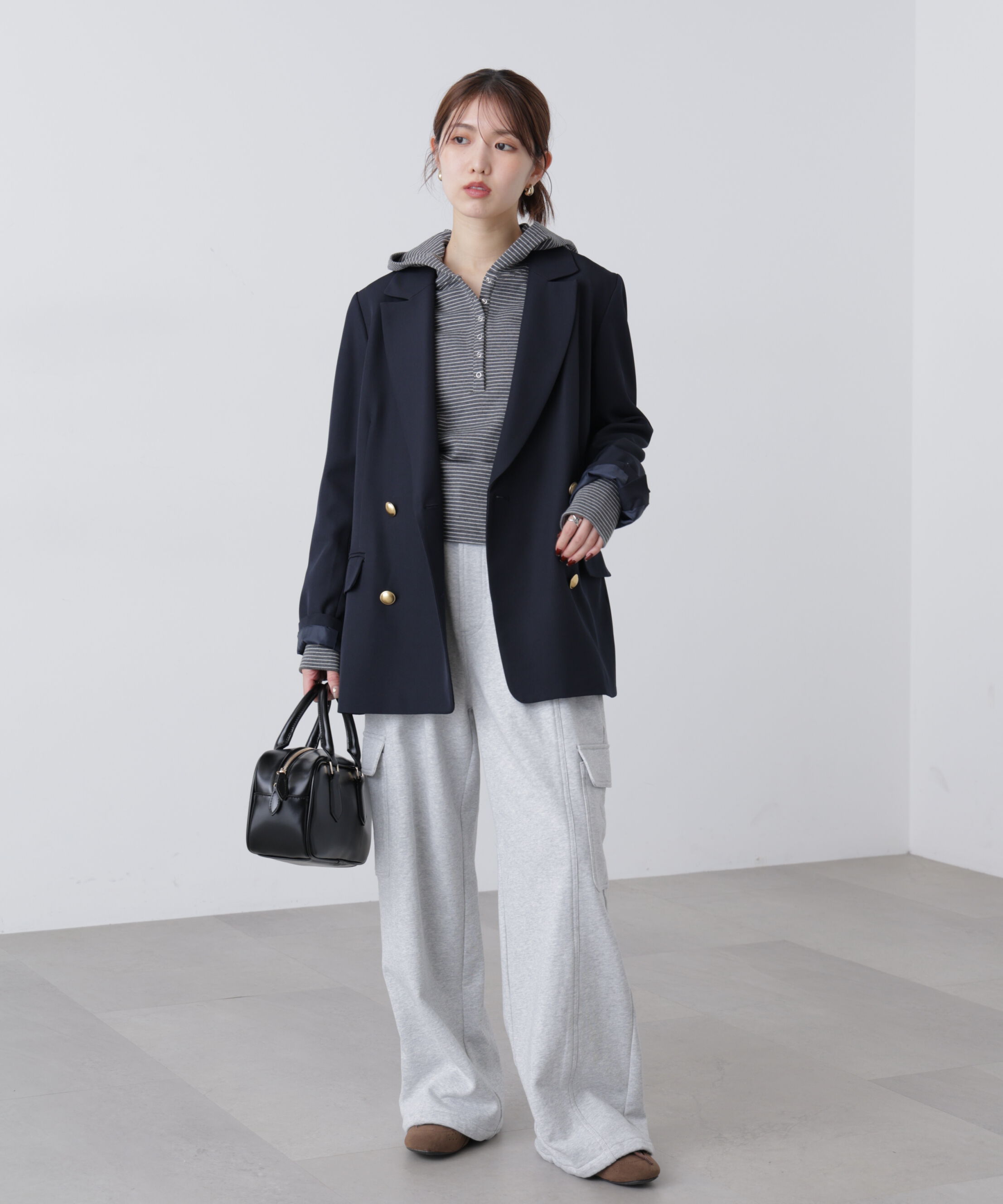  「スキッパーカットソーフーディー」|Tシャツ・カットソー|