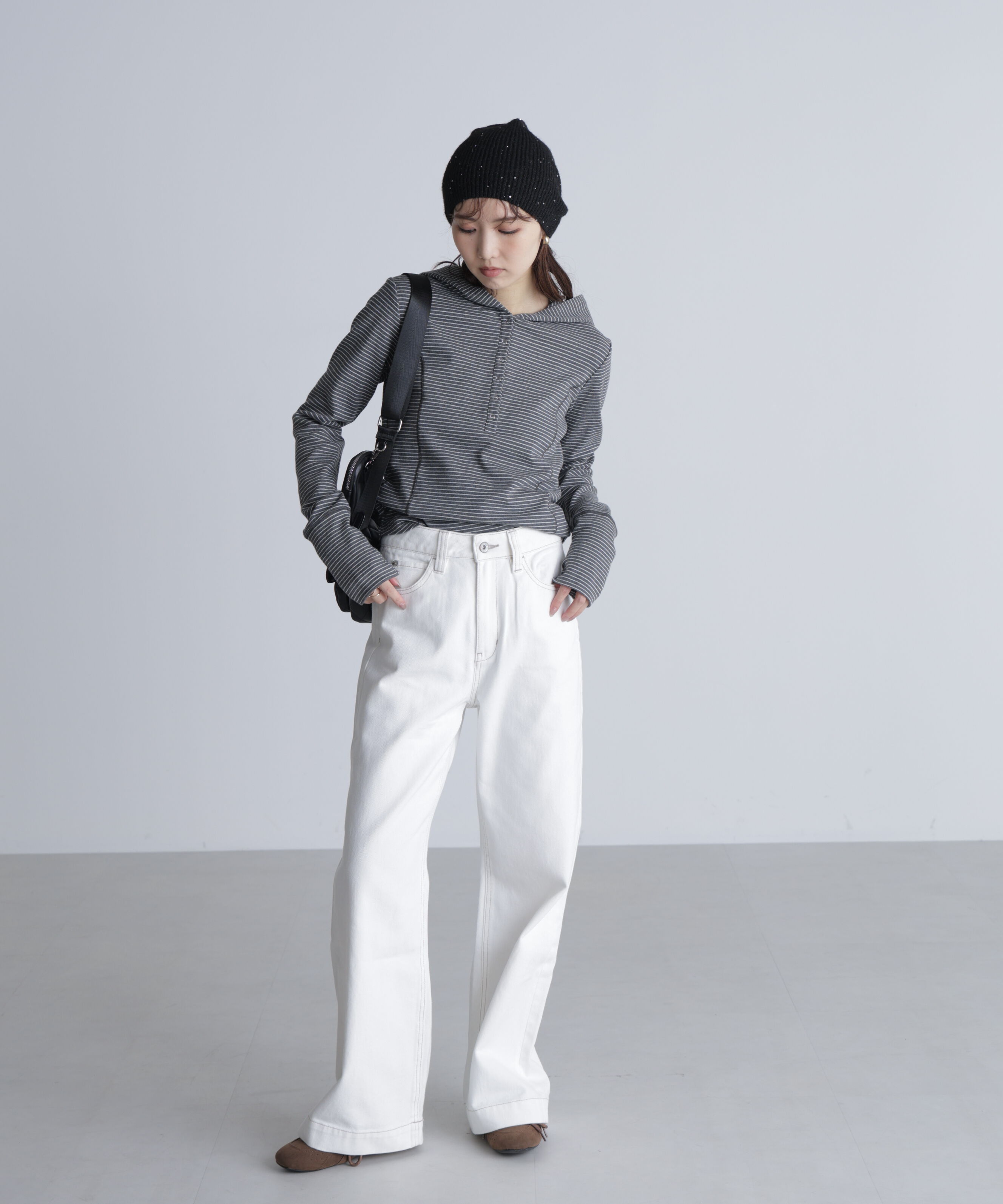  「スキッパーカットソーフーディー」|Tシャツ・カットソー|