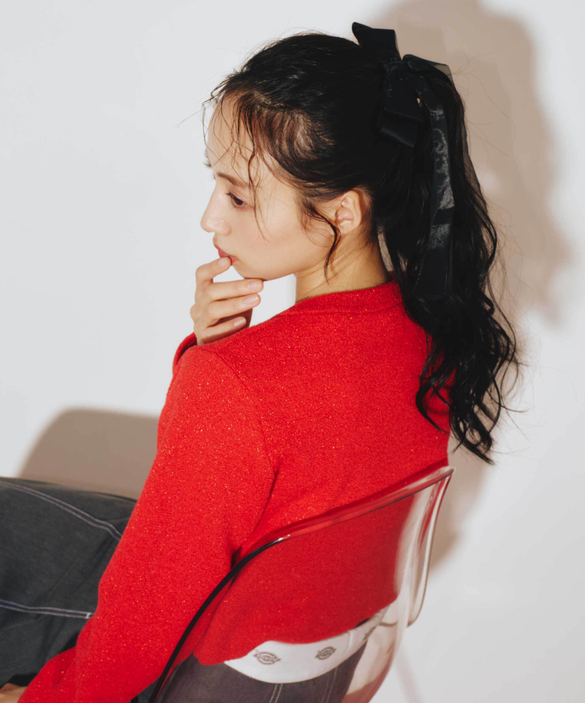  「ブークレーニットジャケット」|ニット・セーター|