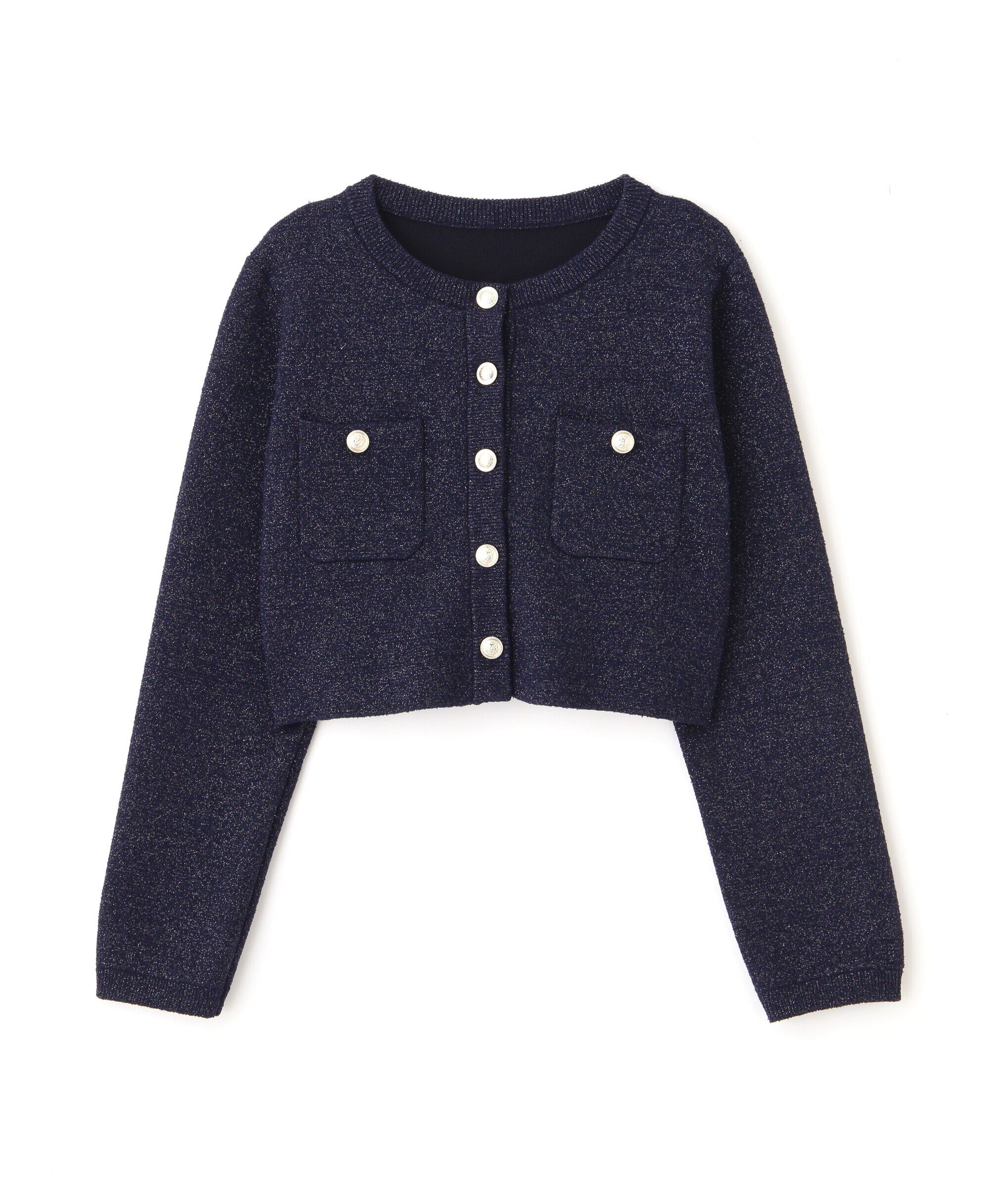  「ブークレーニットジャケット」|ニット・セーター|