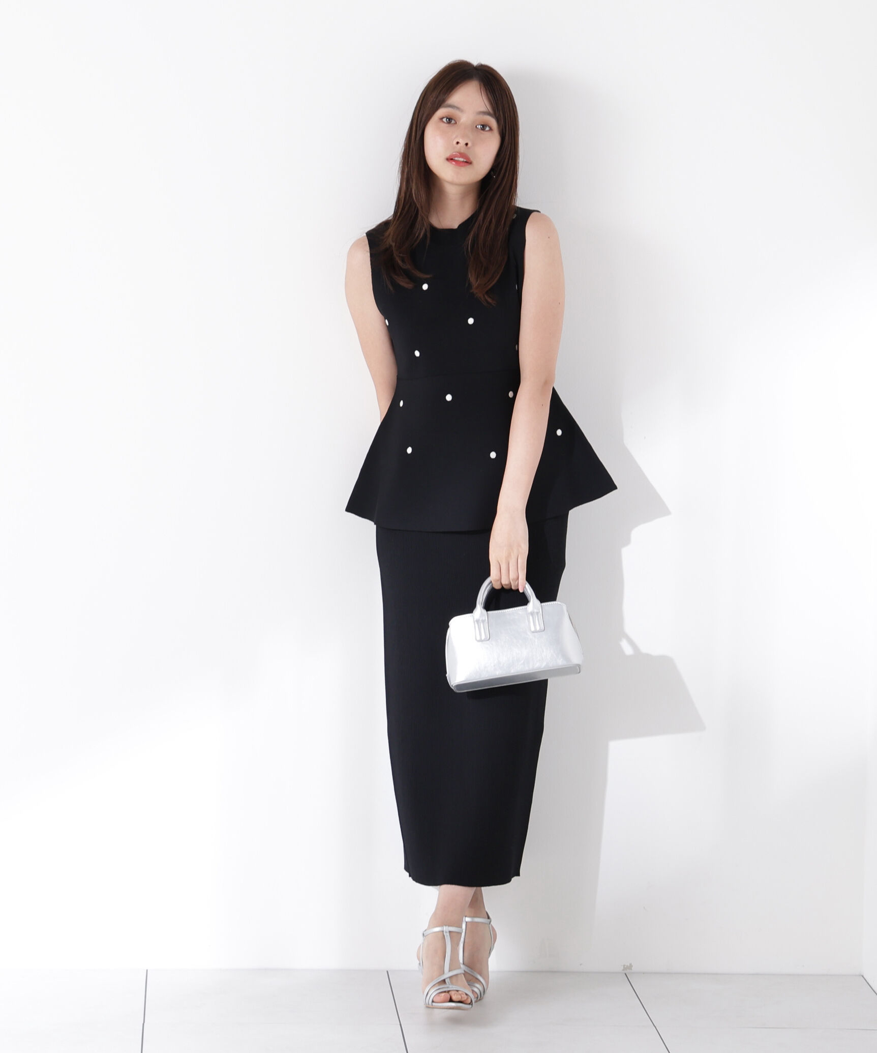 PROPORTION BODY DRESSING「ドット刺繍ニットセットアップ」|ワンピース|