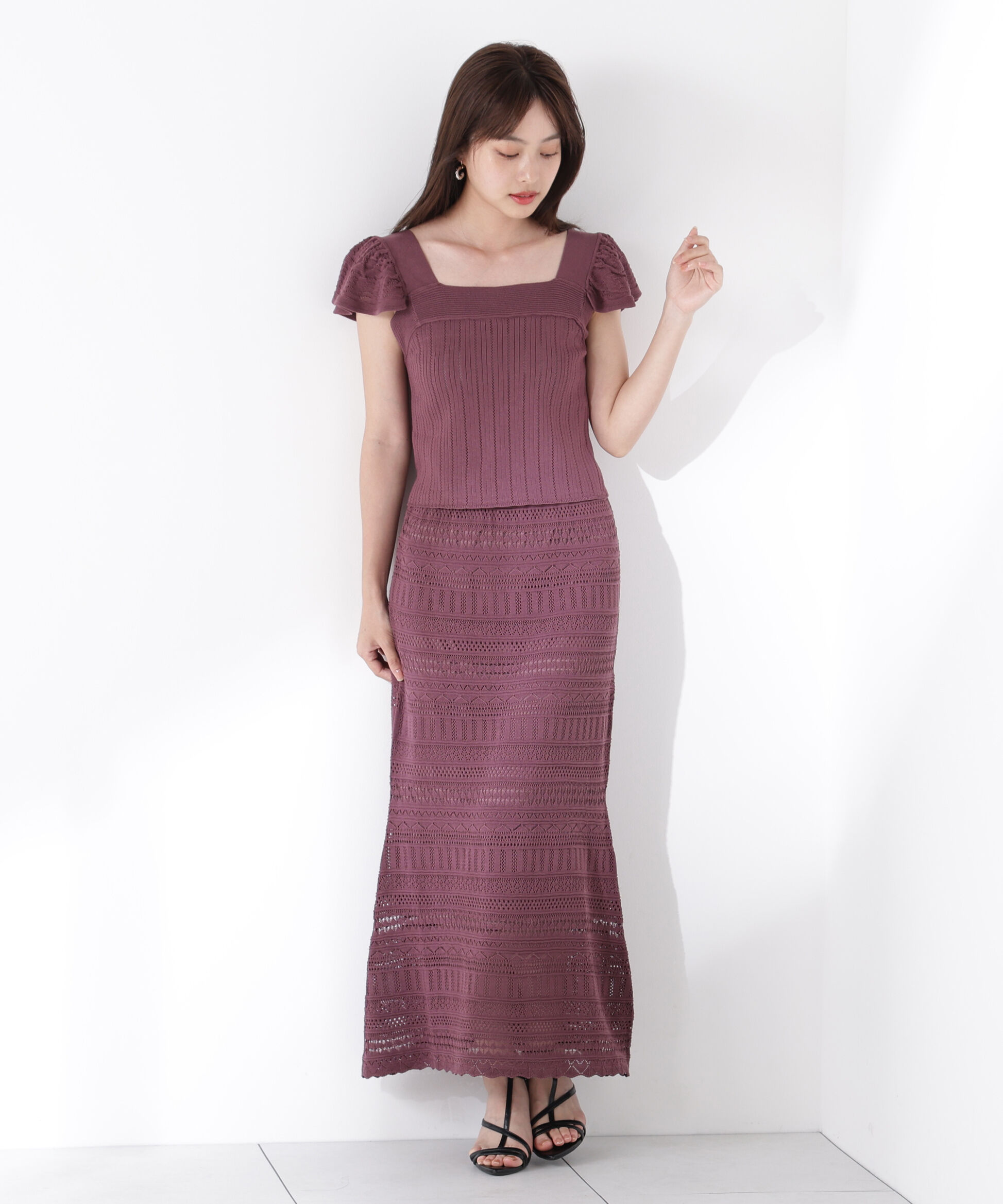 PROPORTION BODY DRESSING「透かし編 SETUP」|ワンピース|