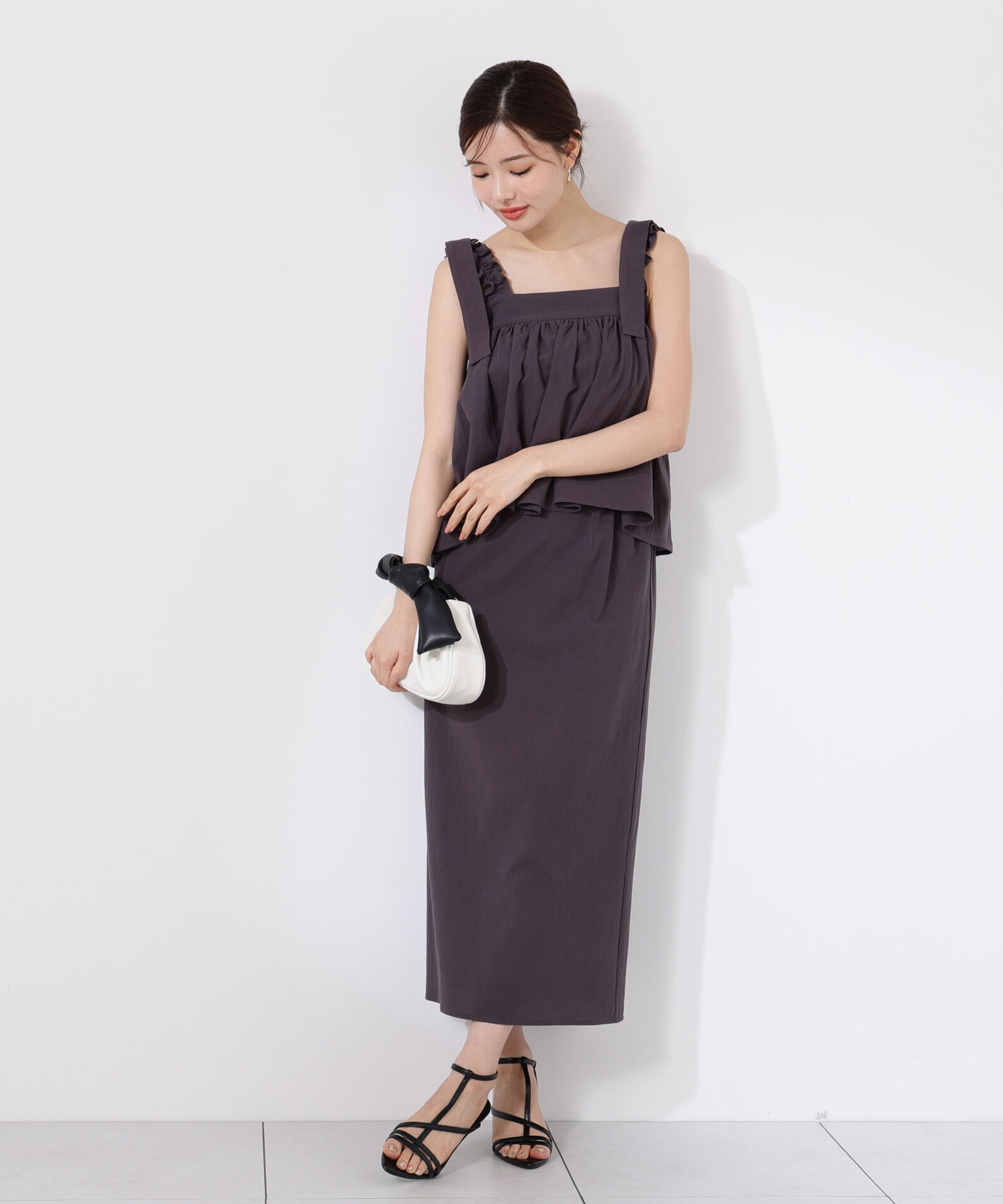 PROPORTION BODY DRESSING「《EDIT COLOGNE》リボンキャミセットアップ」|ワンピース|