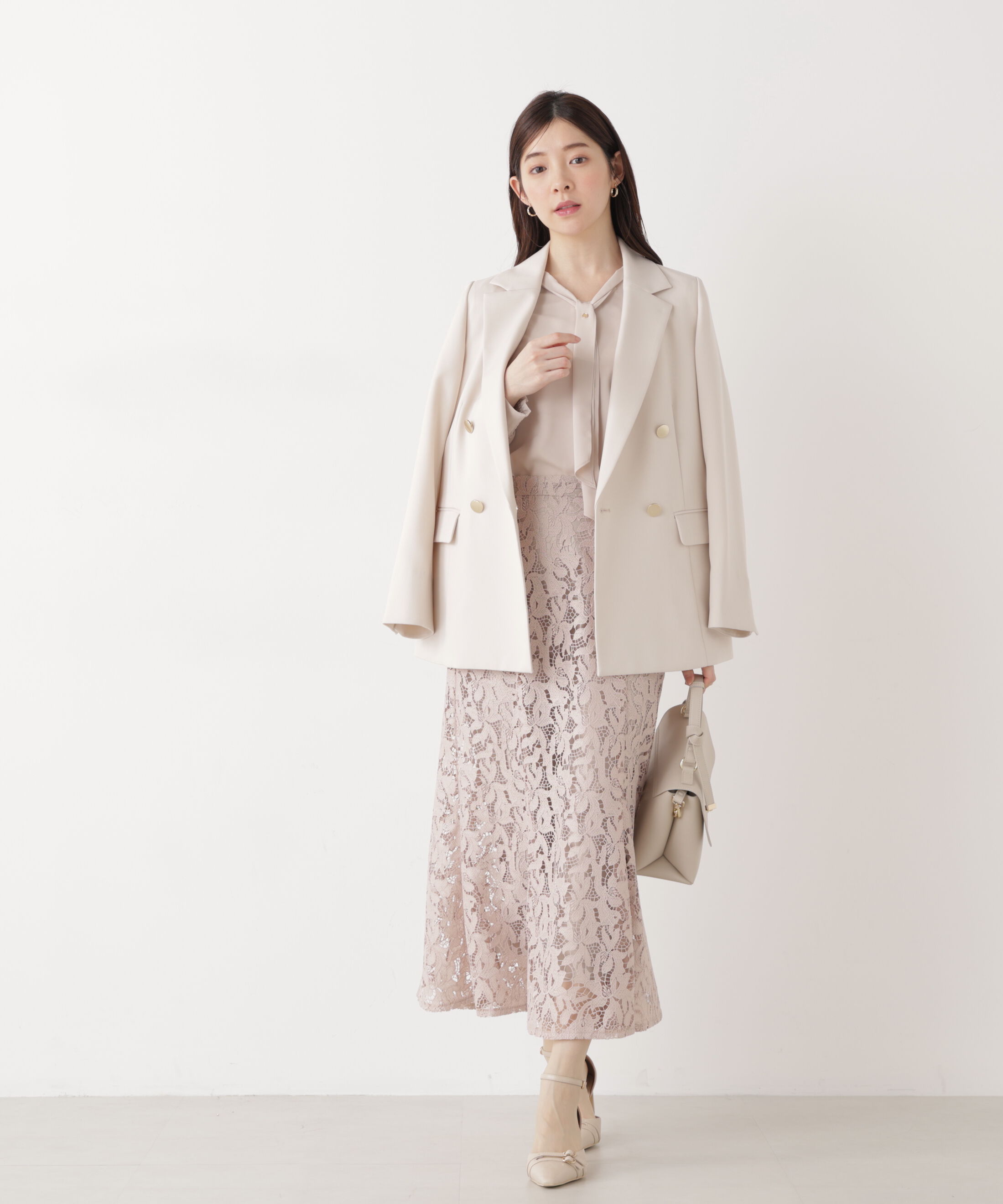 PROPORTION BODY DRESSING「レースマーメイドスカート　26SS」|スカート|