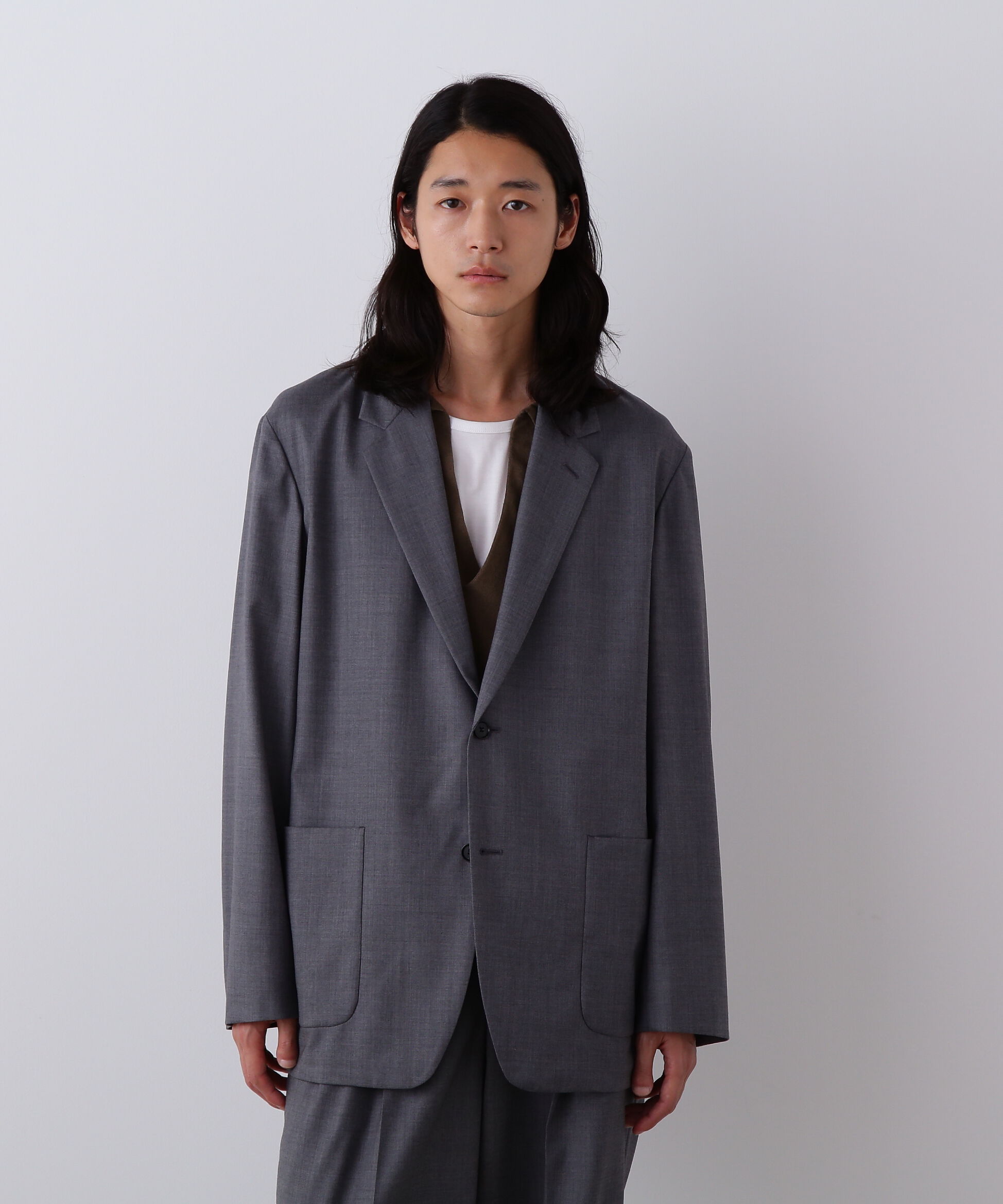 YLEVE 「YLEVE / SUPER120'S CHAMBRAY WOOL JACKET」|その他|