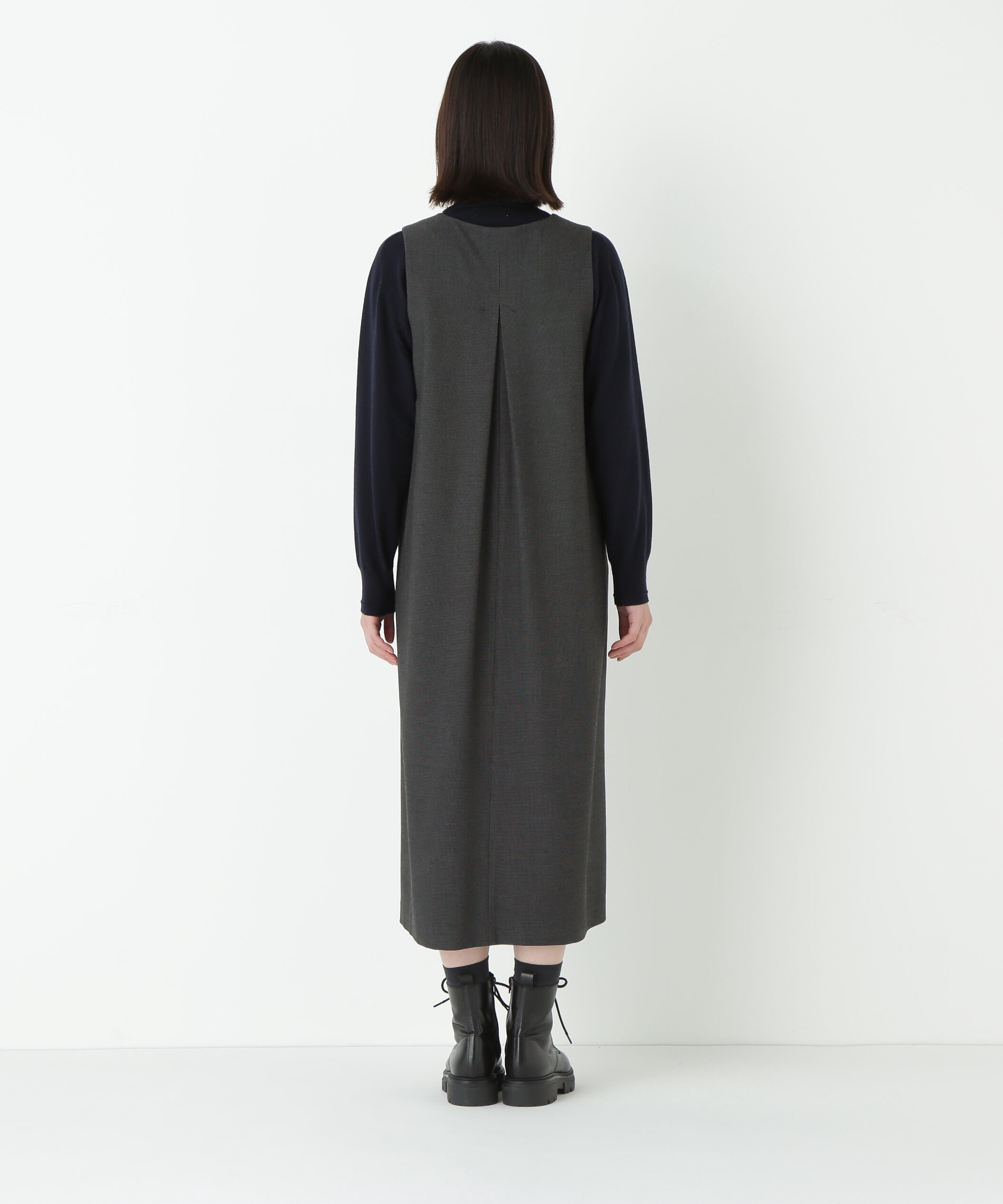  「◆ＴＲストレッチＶネックジャンスカ」|ワンピース|