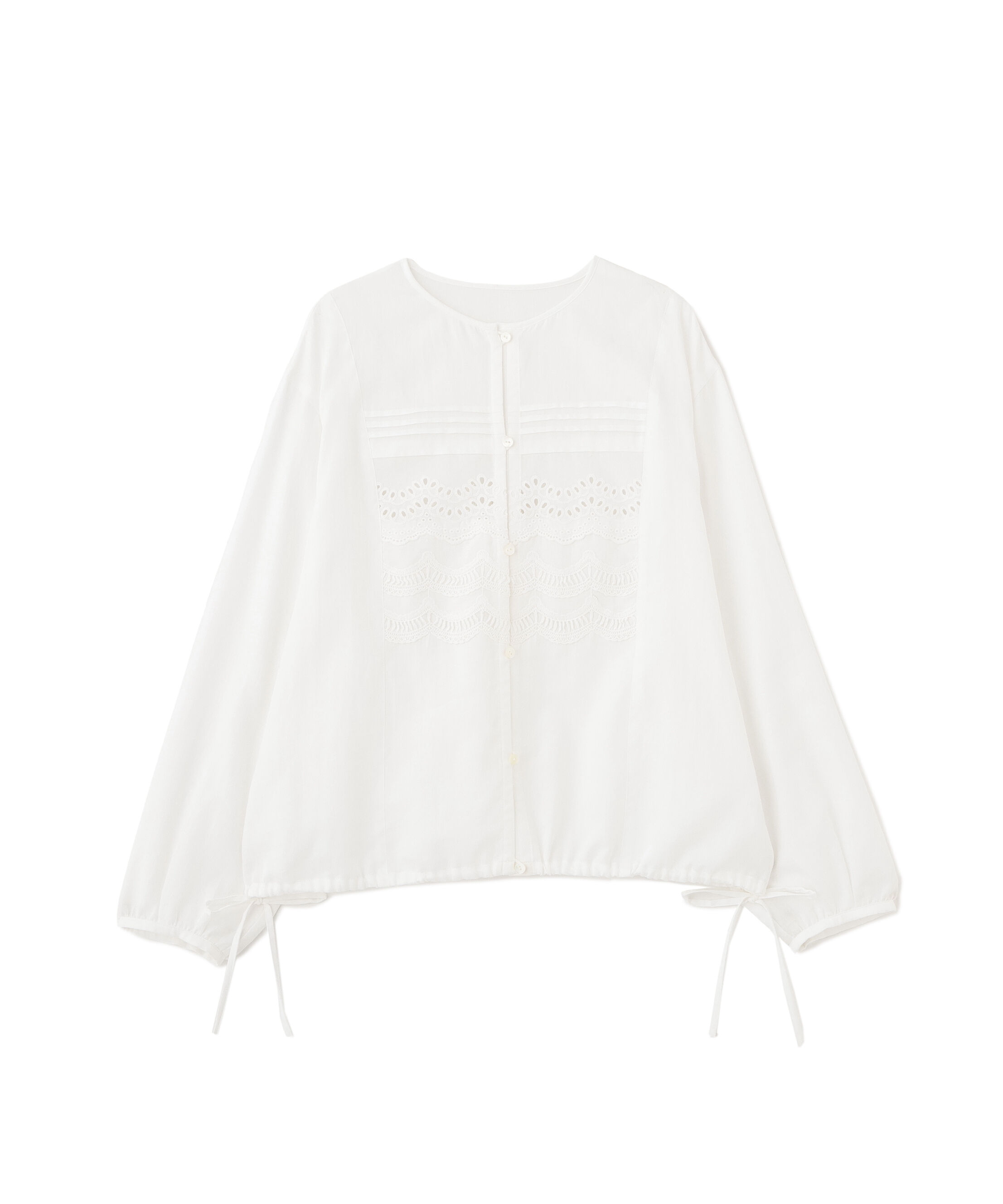  「レイヤーレースブラウス」|シャツ・ブラウス|